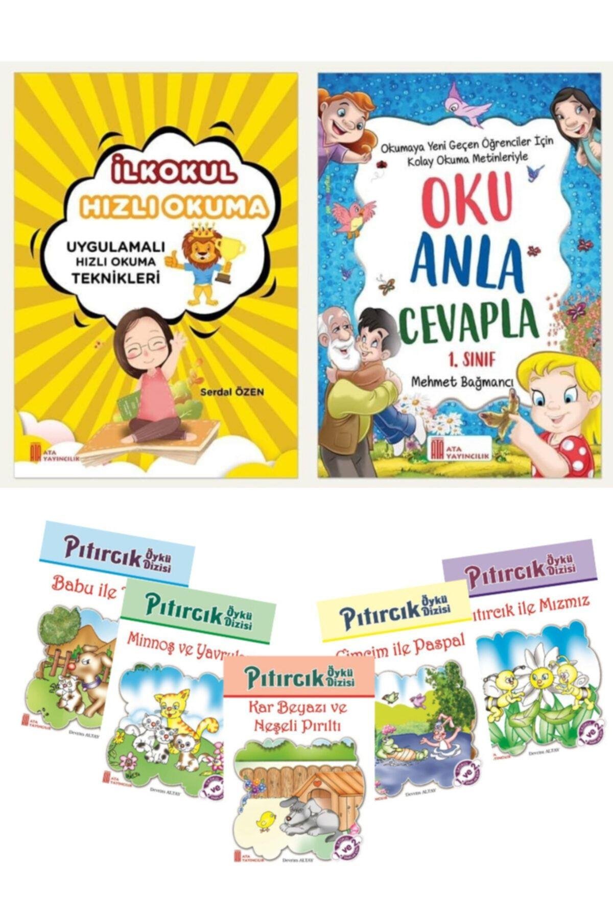 1.Sınıf Hızlı Okuma+-Oku Anla Cevapla+rengarenk 5'li Hikaye Seti