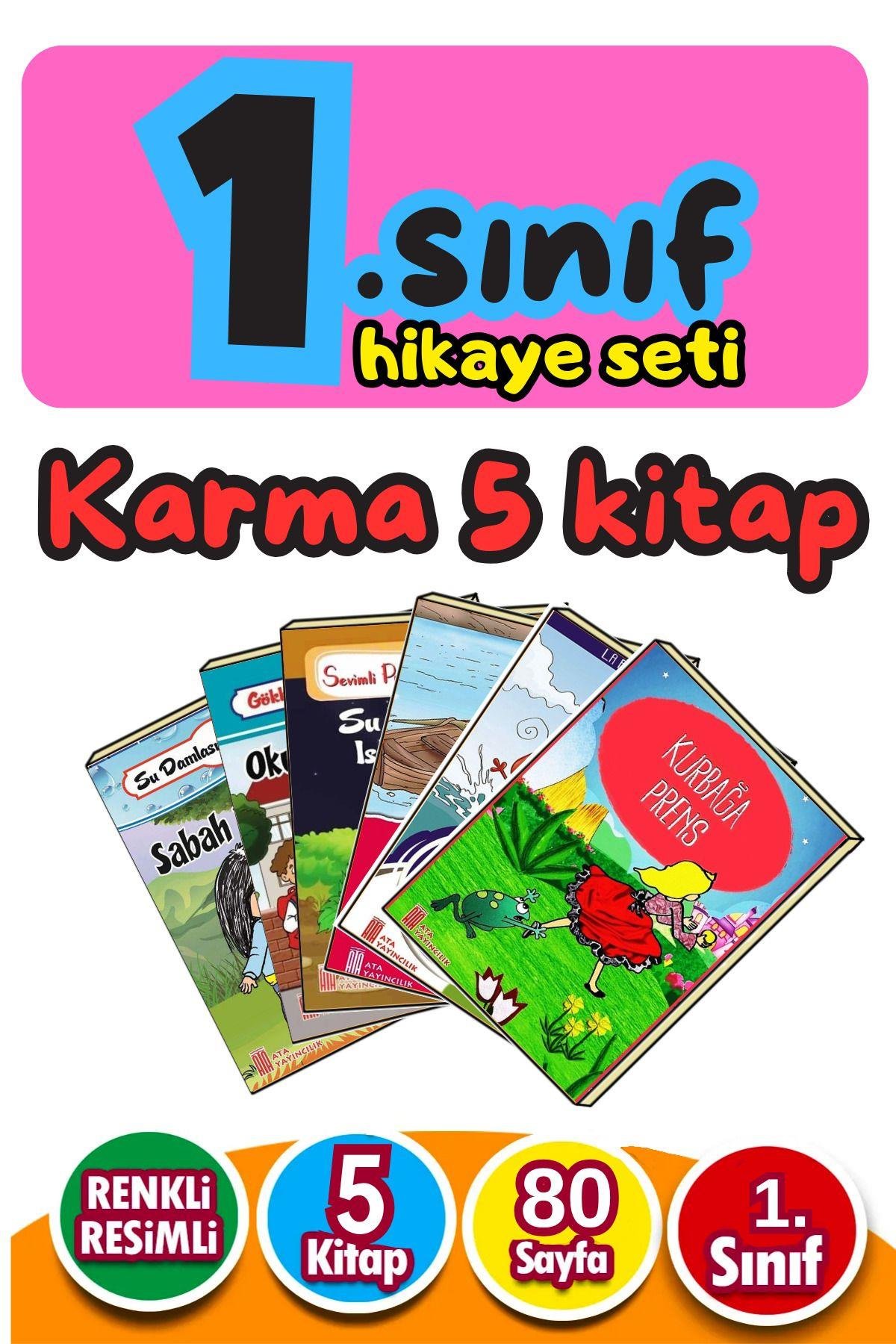 1.sınıf Öğrencileri Için Rengarenk 5'li Okuma Kitabı Hikaye Kitabı Seti