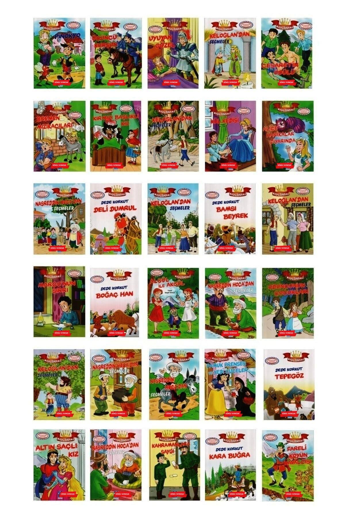 1. Sınıf Ve Anasınıfı Için Büyük Boy Hikaye Ve Masal Seti 30 Kitap