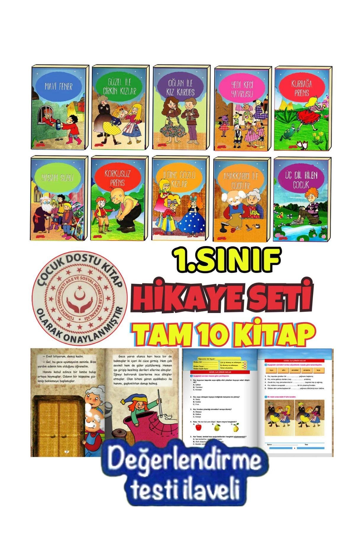 1.sınıflar Için Kitap Okumayı Sevdiren 10'lu Hikaye Kitabı Seti