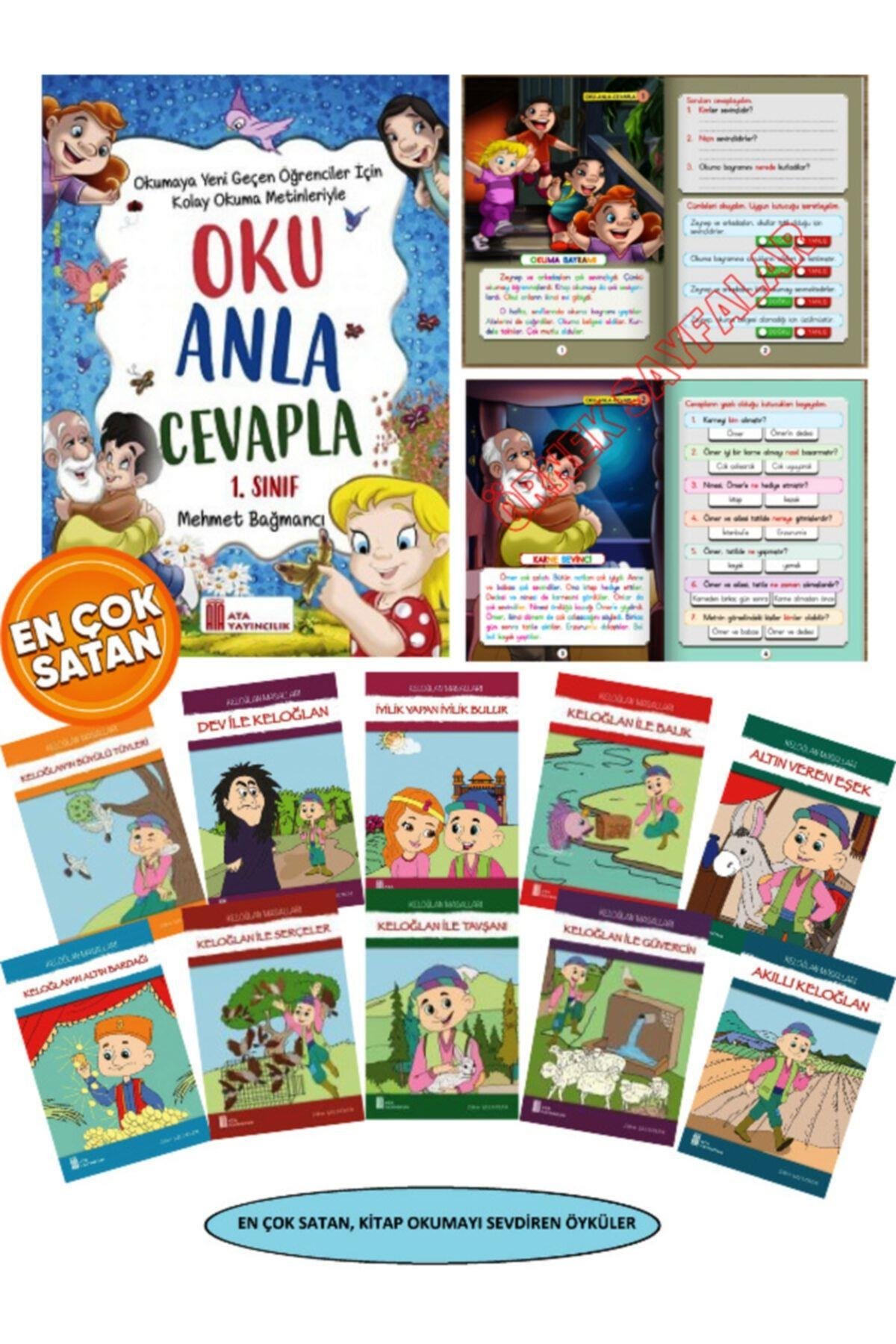 1.sınıflar Için Renkli Heceli Oku Anla+keloğlan 10'lu Kitap Seti