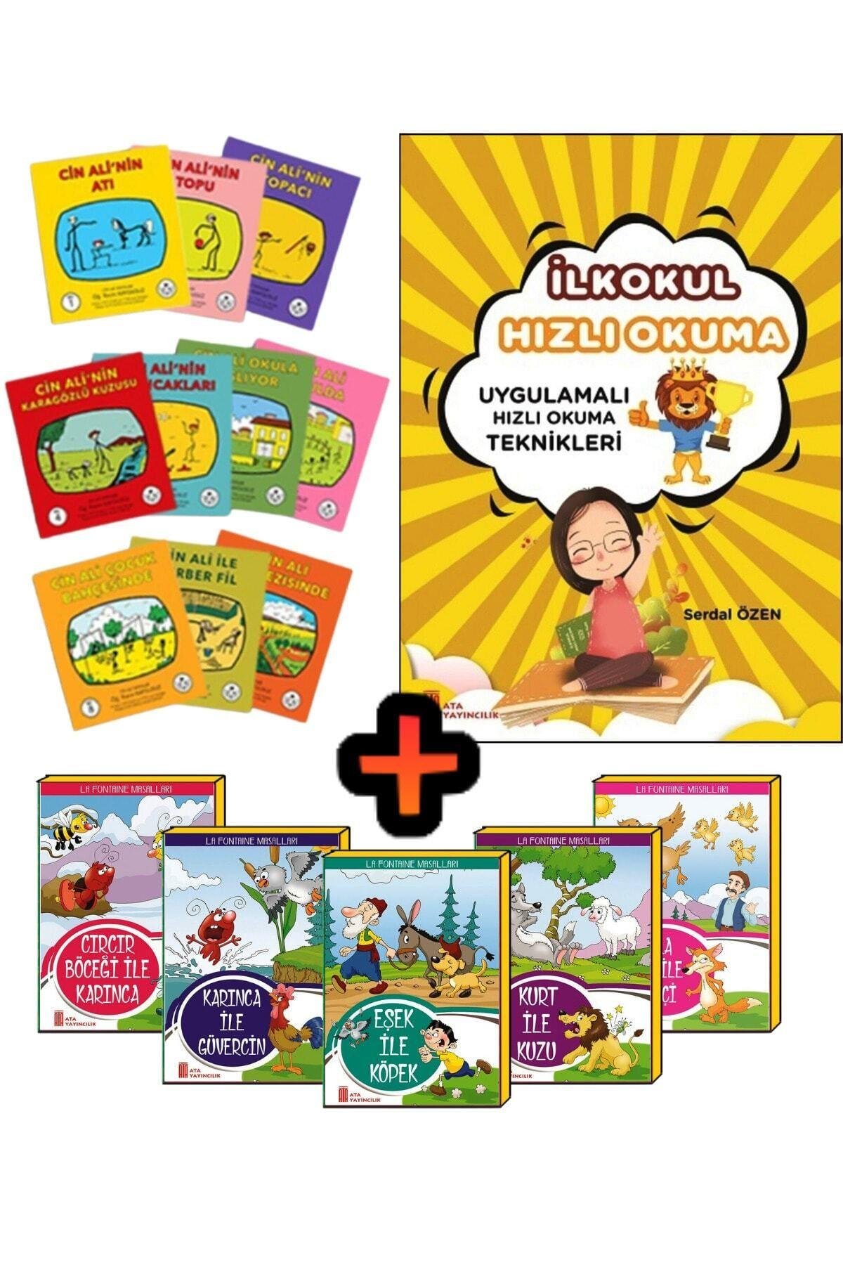 1.sınıflar Için Çocukluğumuzun Kitapları Cin Ali Okuma Seti Hızlı Okuma 5'li Hikaye Seti
