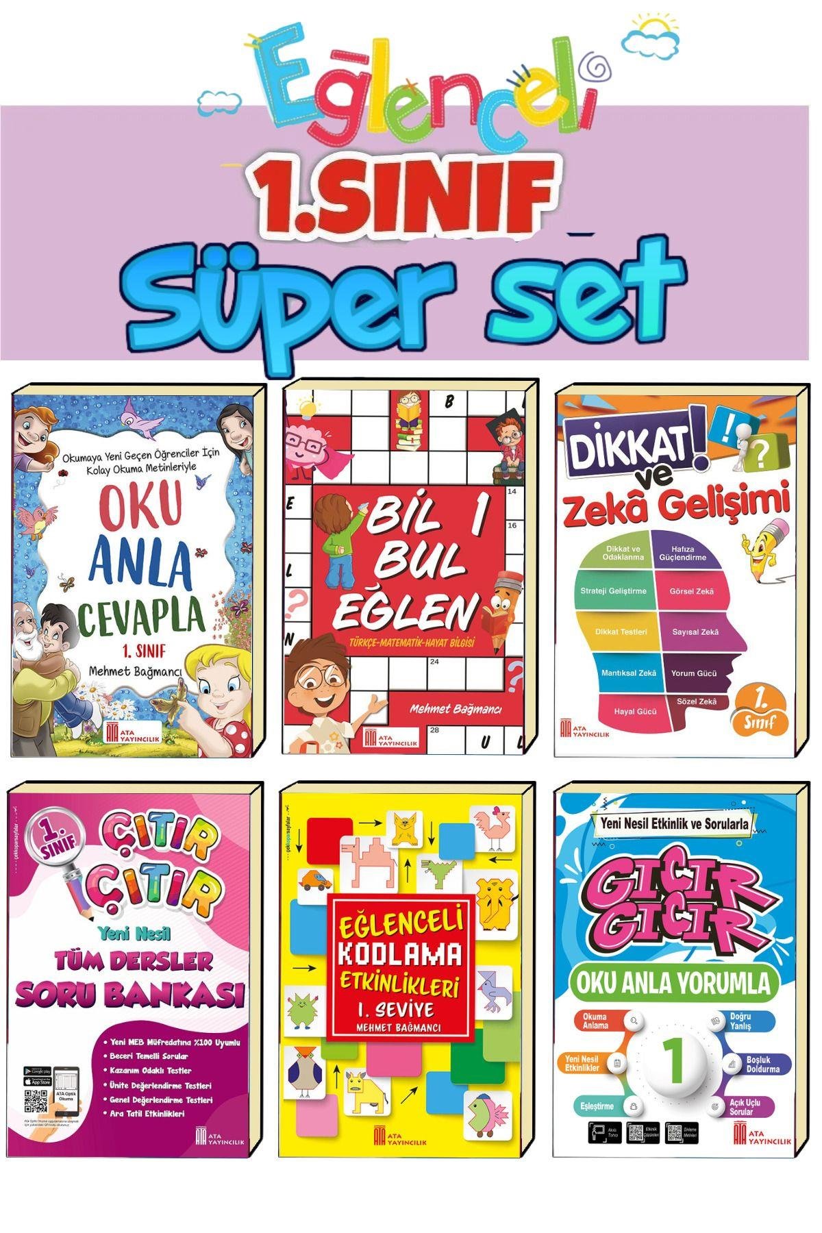 1.sınıf Yarıyıl Eğlenceli Set Tatil Kitabı