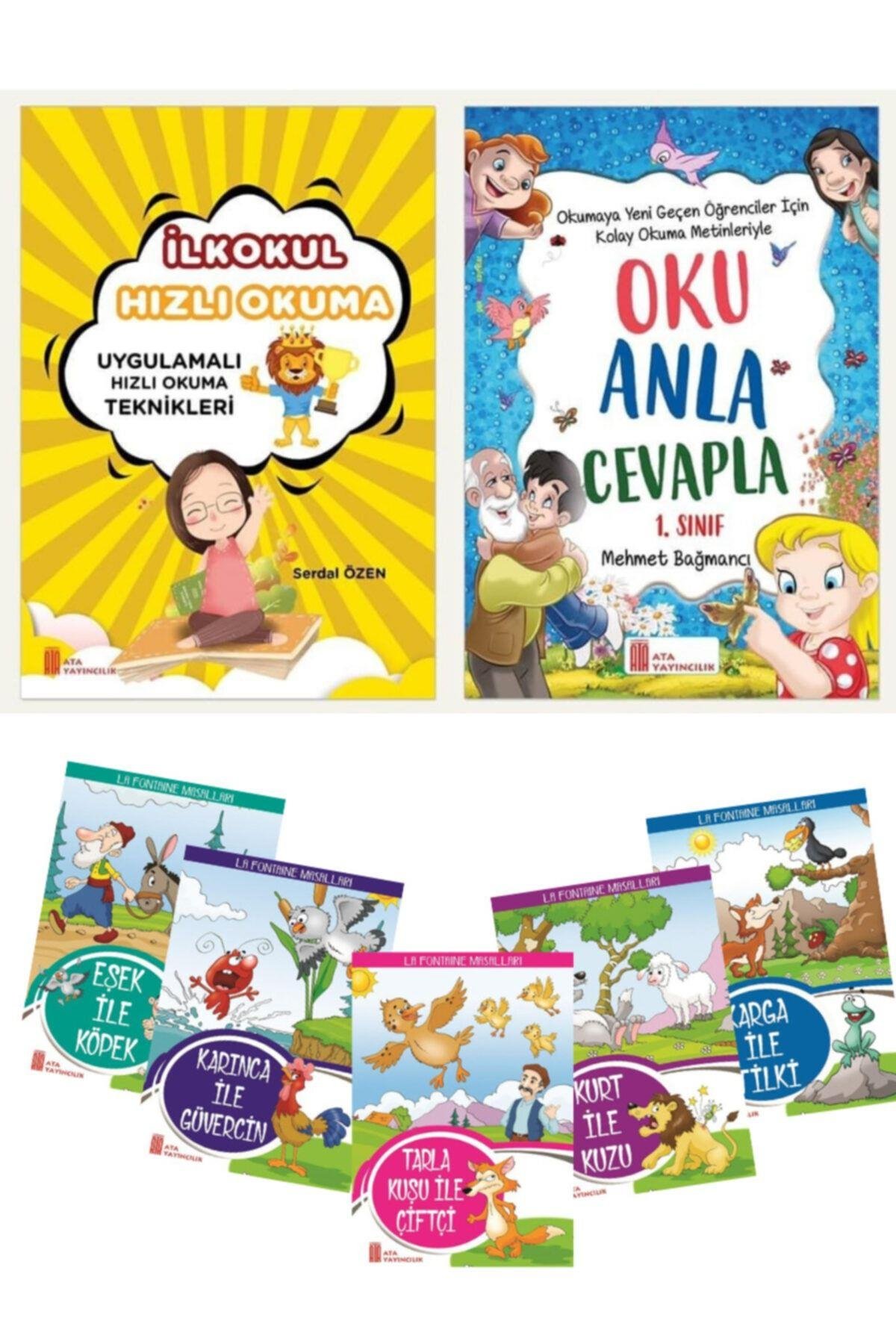 1.sınıf Hızlı Okuma Oku Anla Cevapla Rengarenk 5'li Hikaye Seti
