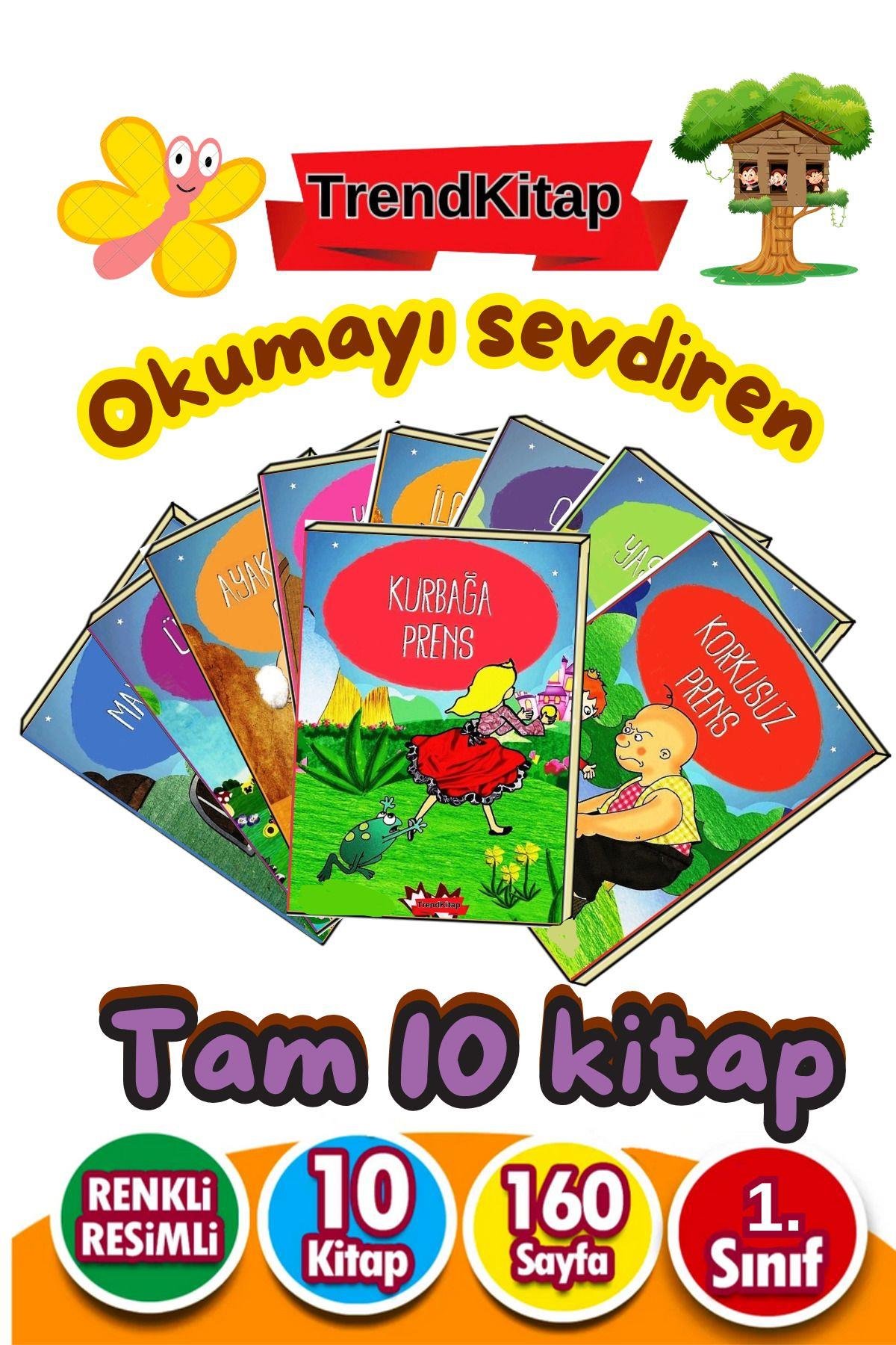 1.sınıflar Için Kitap Okumayı Sevdiren 10'lu Hikaye Kitabı Seti