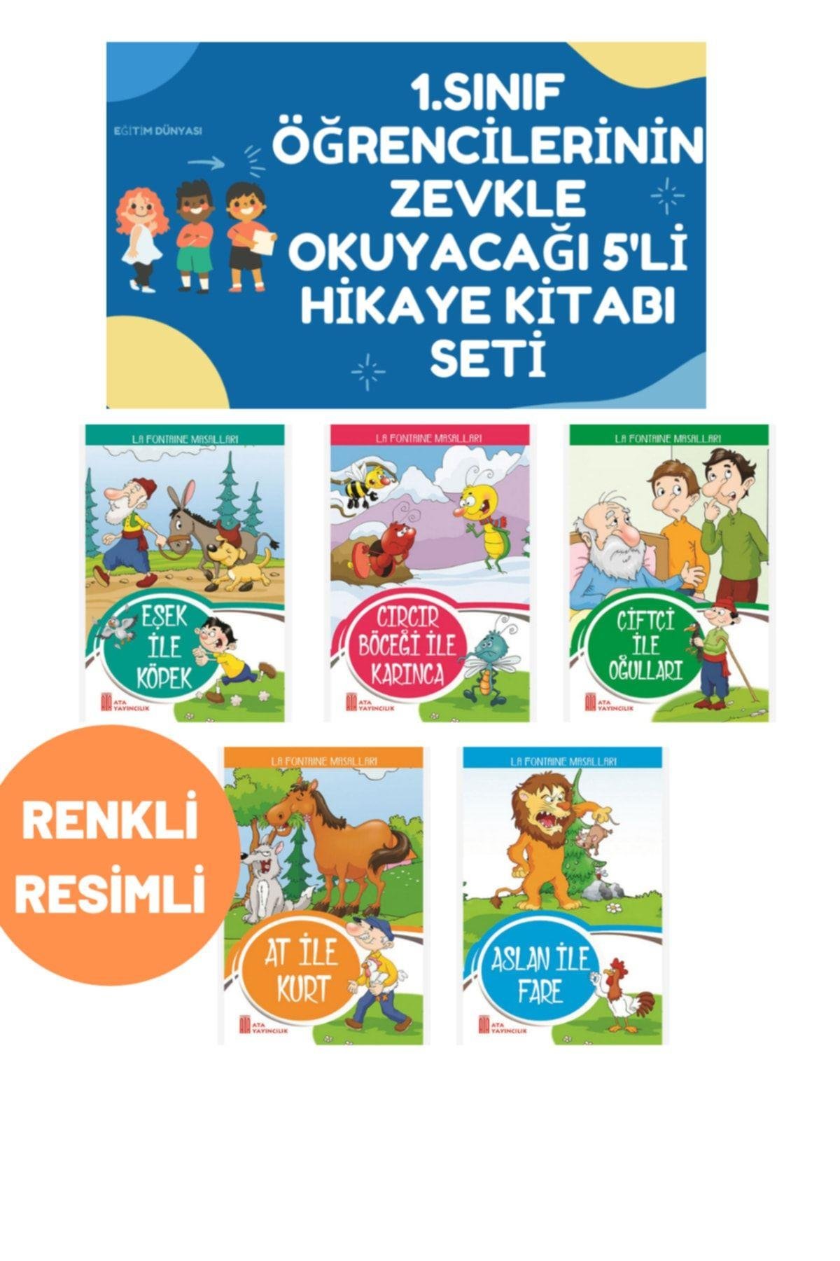 1.sınıf Öğrencilerinin Zevkle Okuyacağı 5'li Hikaye Kitabı Seti Okuma Kitabı Tonguç