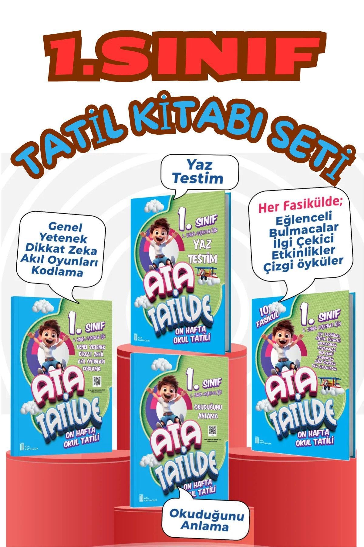 1. Sınıf Yaz Tatil Seti- 4 Kitap