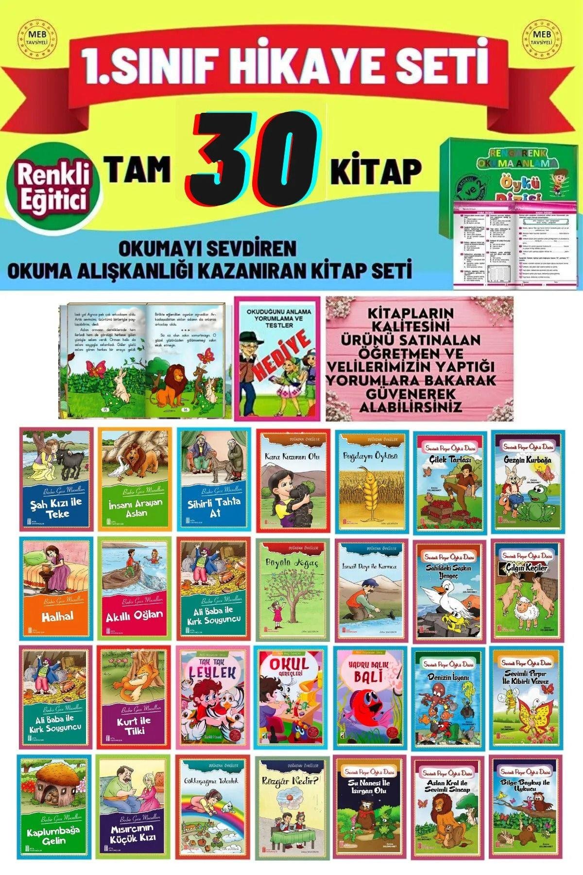 1.sınıflar Için Okumayı Hızlandıran Ve Sevdiren Rengarenk Hikayeler(  Işkültür)