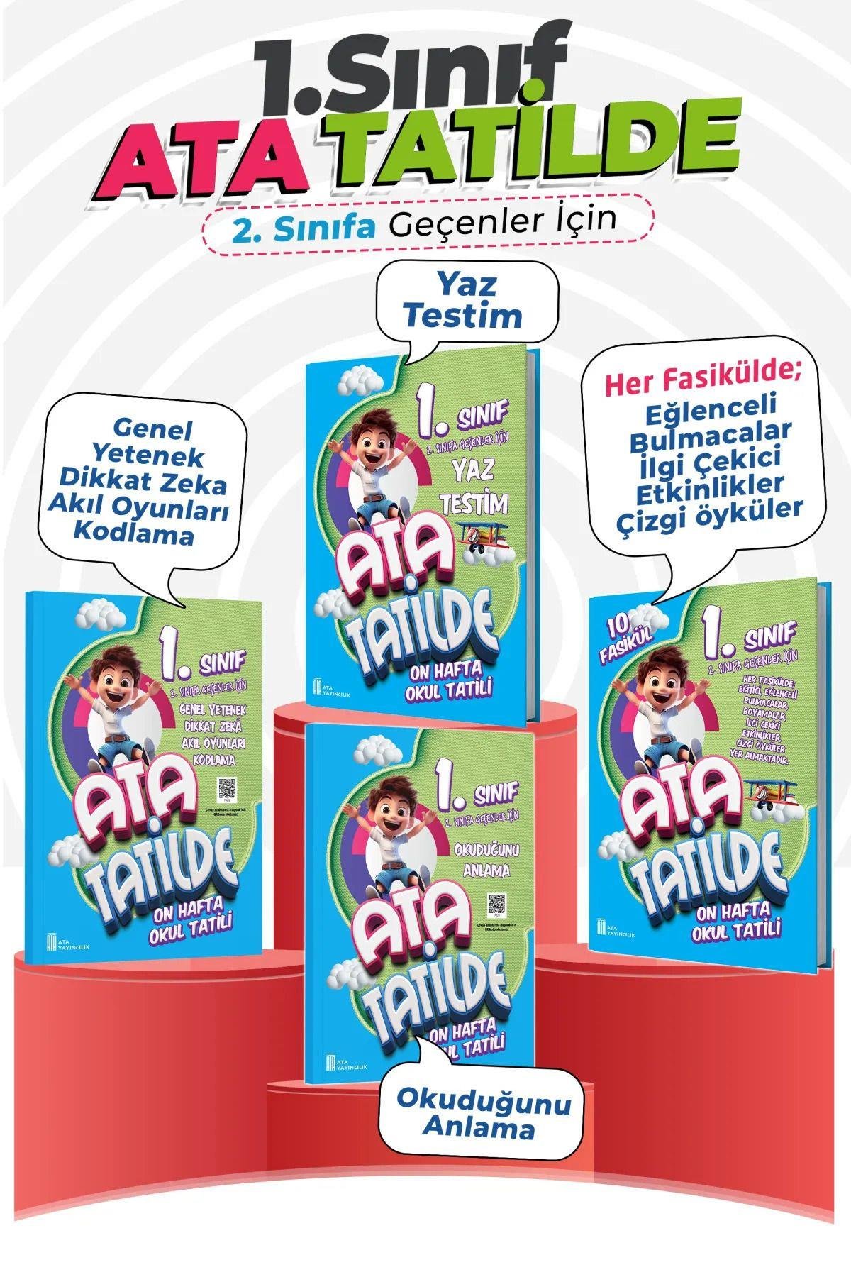 1. Sınıf Yaz Tatil Seti- 4 Kitap