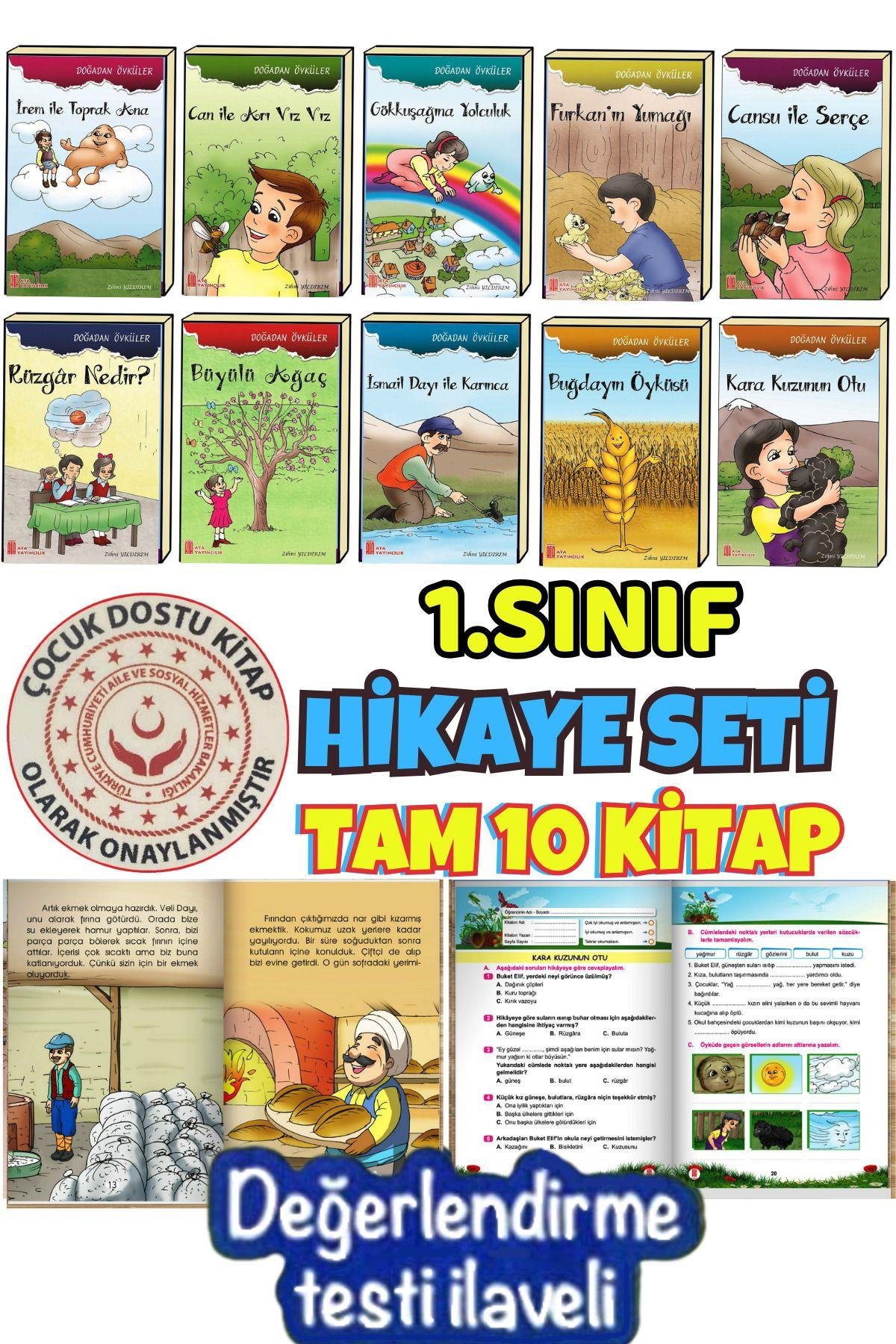 1.sınıflar Için Okuma Kitabı Hikaye 10'lu Hikaye Seti