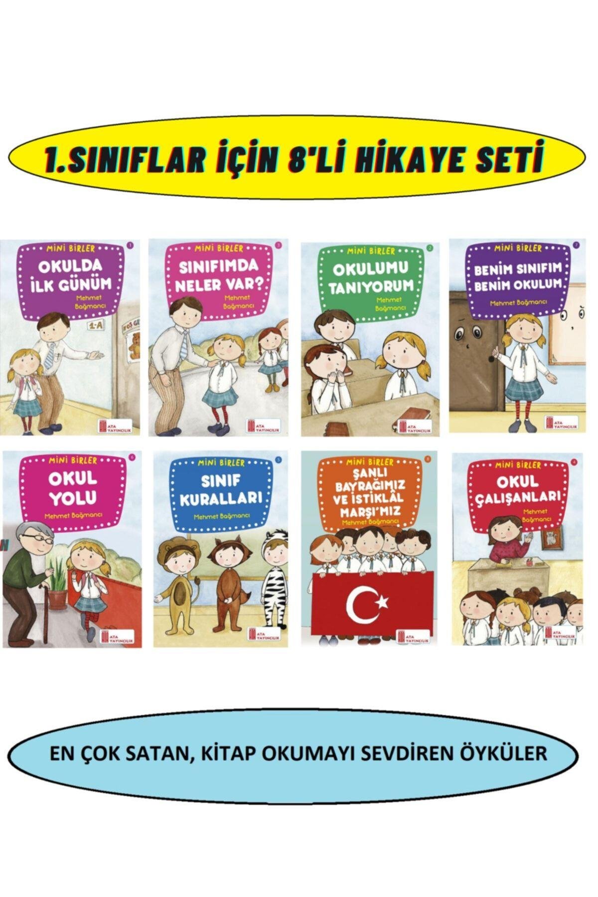 1.sınıfların Severek Okuyacağı Değerlendirme Testli 8'li Hikaye Kitabı Seti