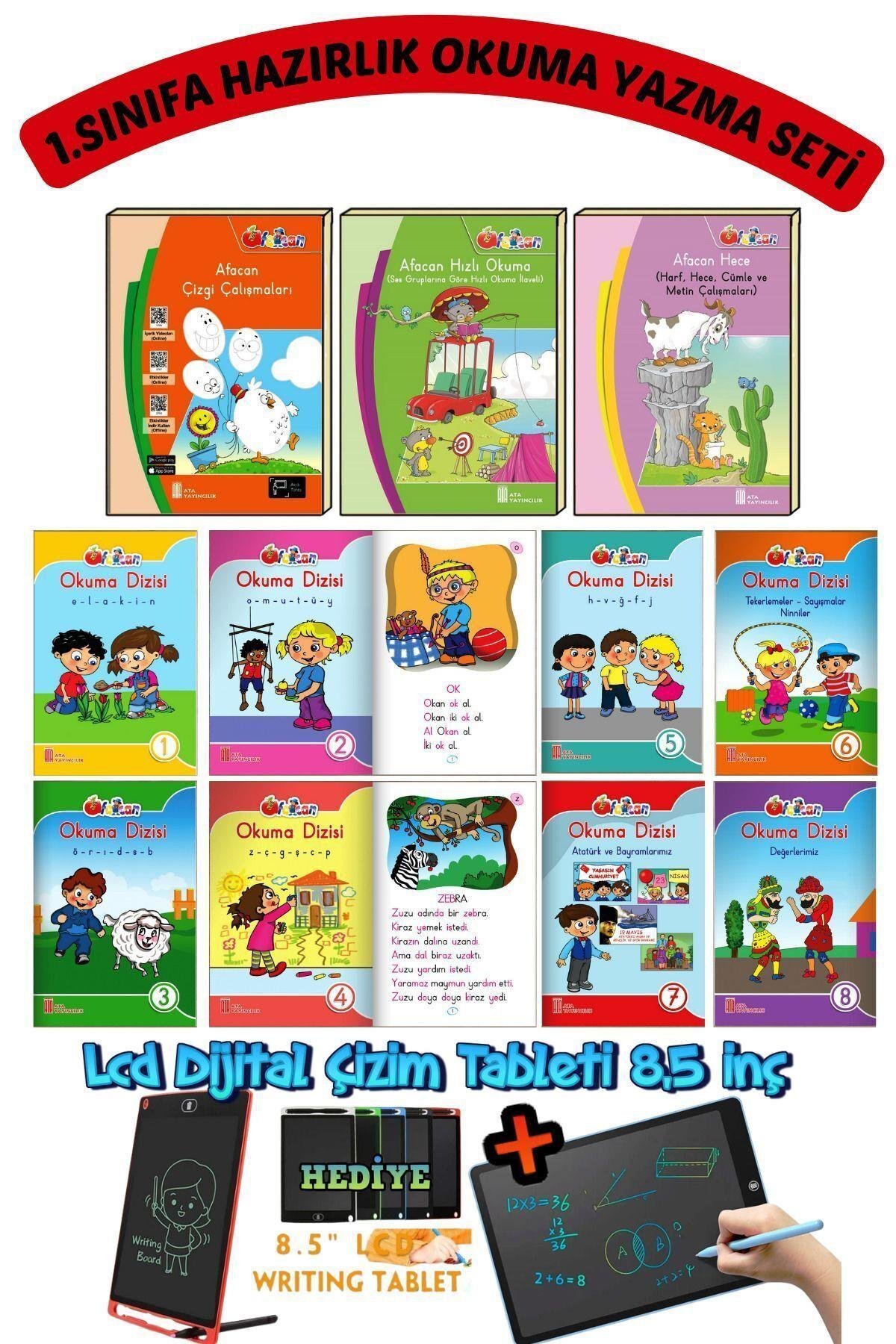 1.sınıfa Hazırlık Kolay Okumak Için Muhteşem Set (TAM 11 KİTAP)
