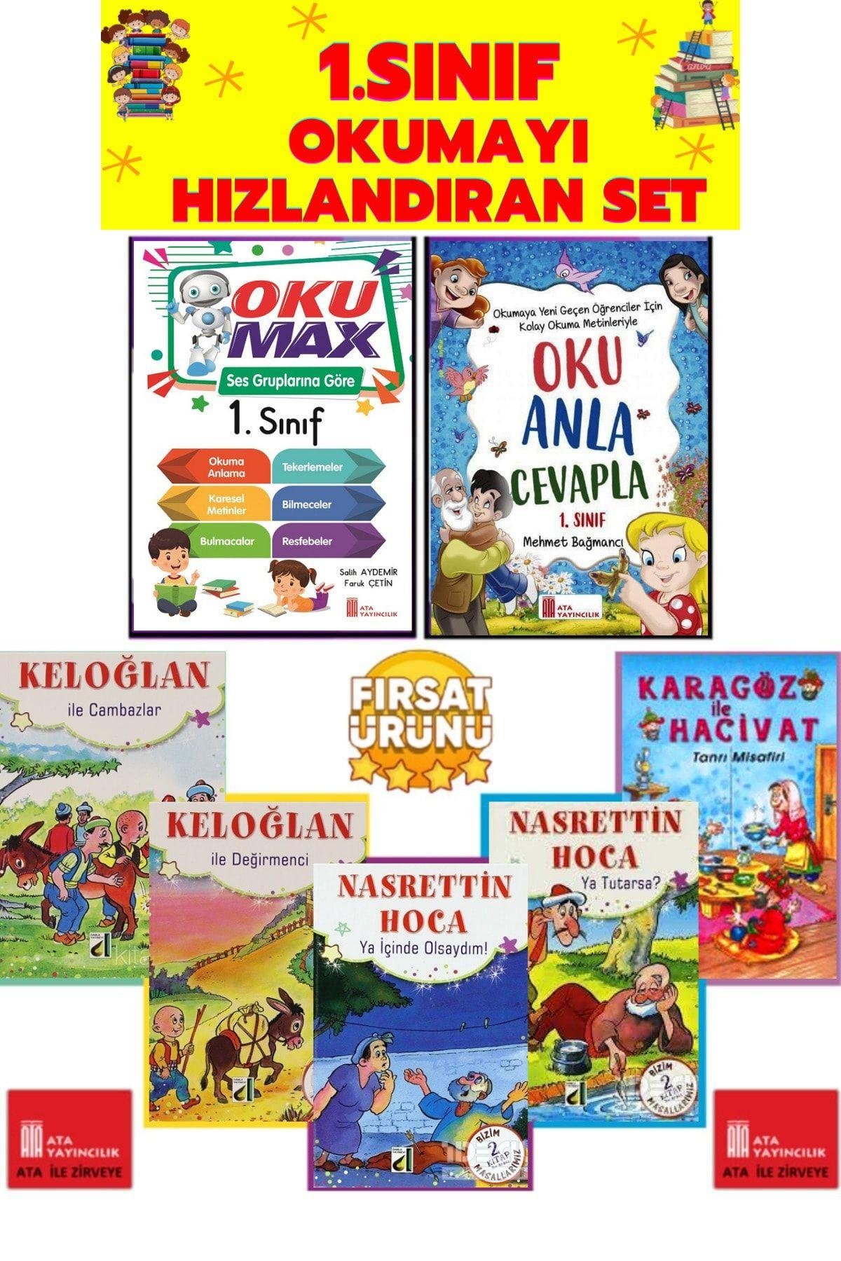 1. Sınıf Oku-max Oku Anla Cevapla Renkli 5'li Öykü Seti
