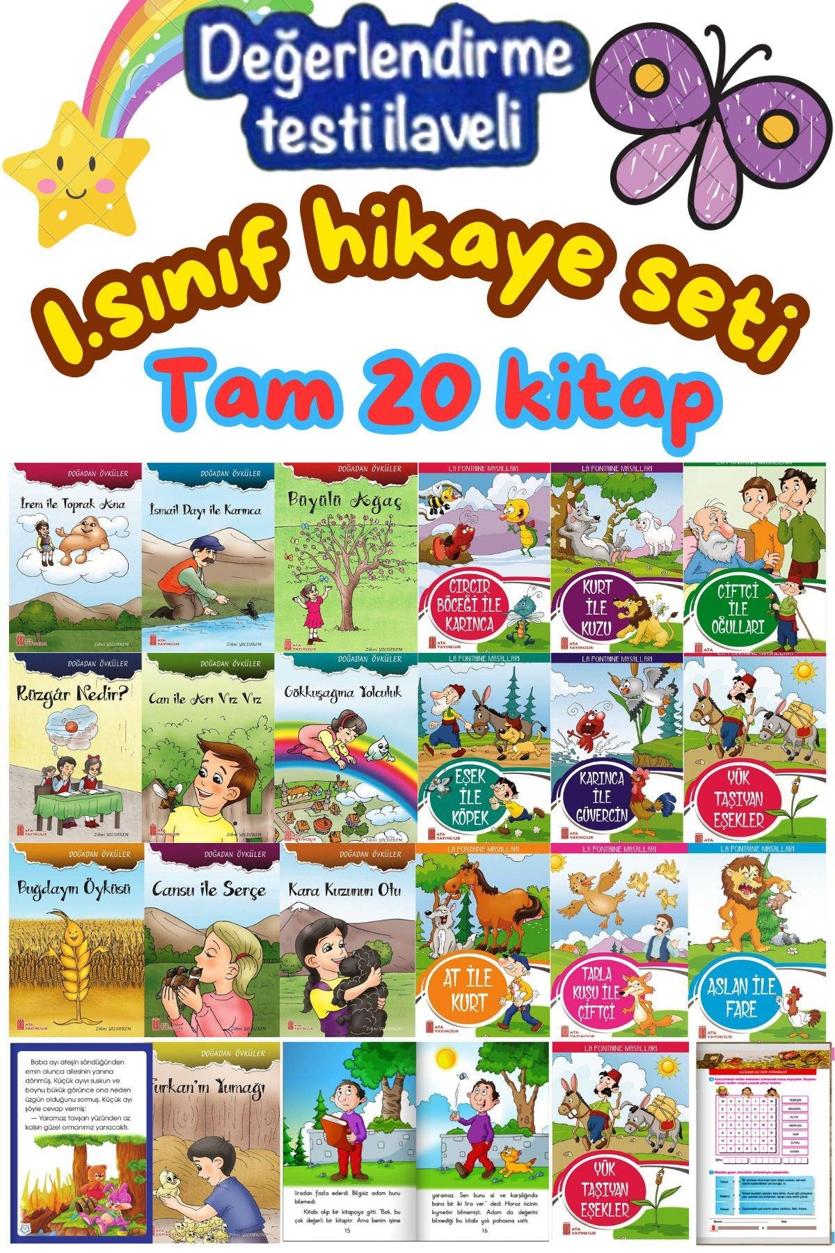 1.sınıflar Için Okumayı Sevdiren 20'li Rengarenk Hikayeler Hızlı Okuma(KİTAP)