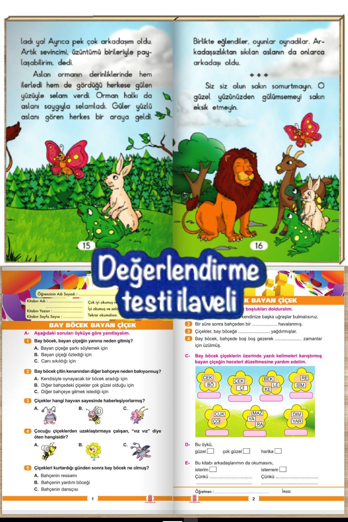 1.sınıflar Için Okumayı Hızlandıran Ve Sevdiren Rengarenk Hikayeler(  Işkültür)