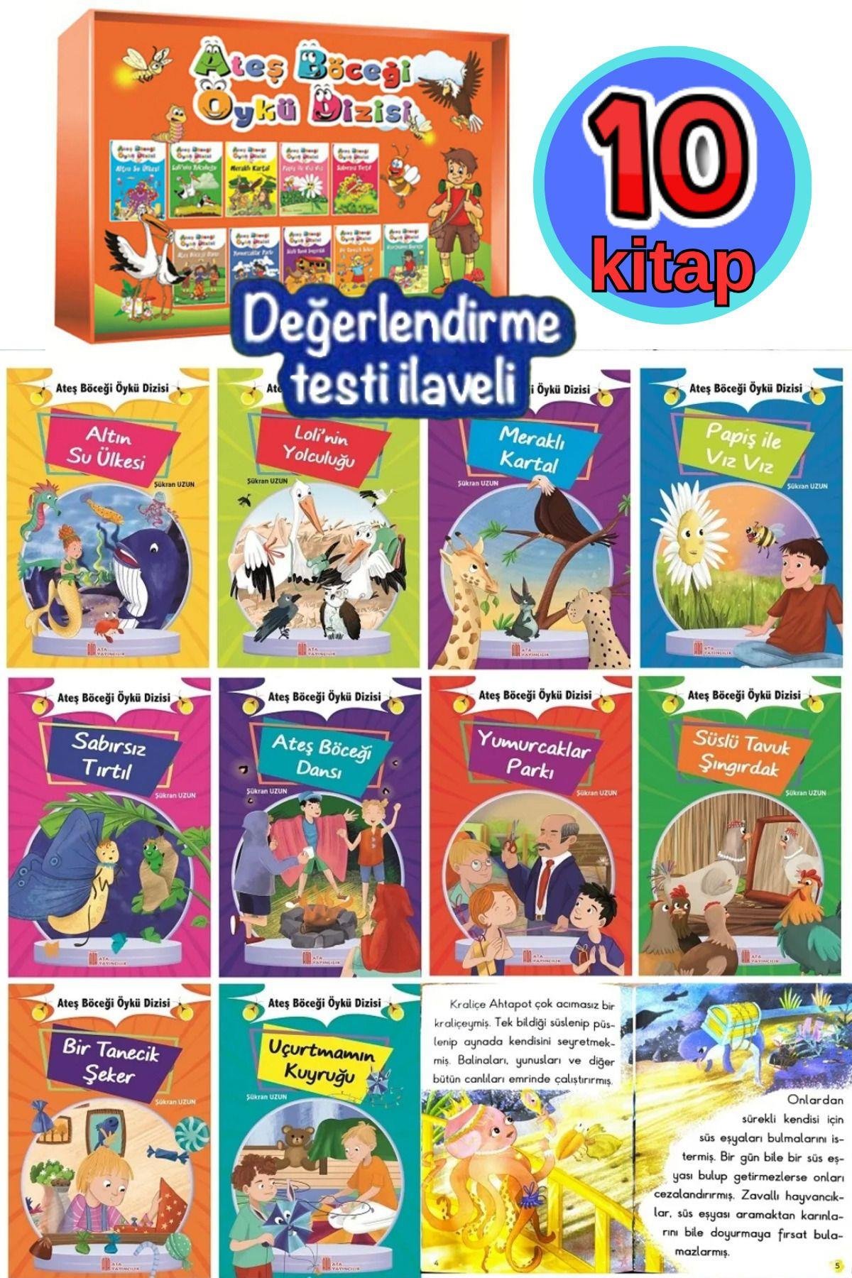 1.ve 2.sınıflar Hayvan Hikayeleri Dizisi (10 KİTAP) Değerlendirme Test Kitapçığı