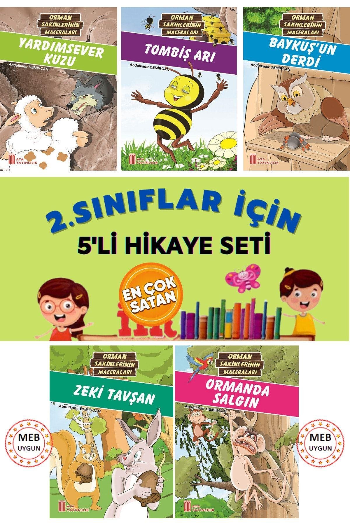 2.sınıf Çocukların Zevkle Okuyacağı 5'li Hikaye Seti