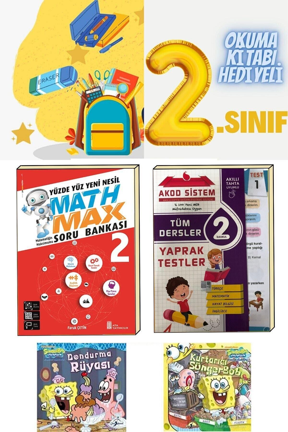 2. Sınıf Matematik Math Max Soru Bankası