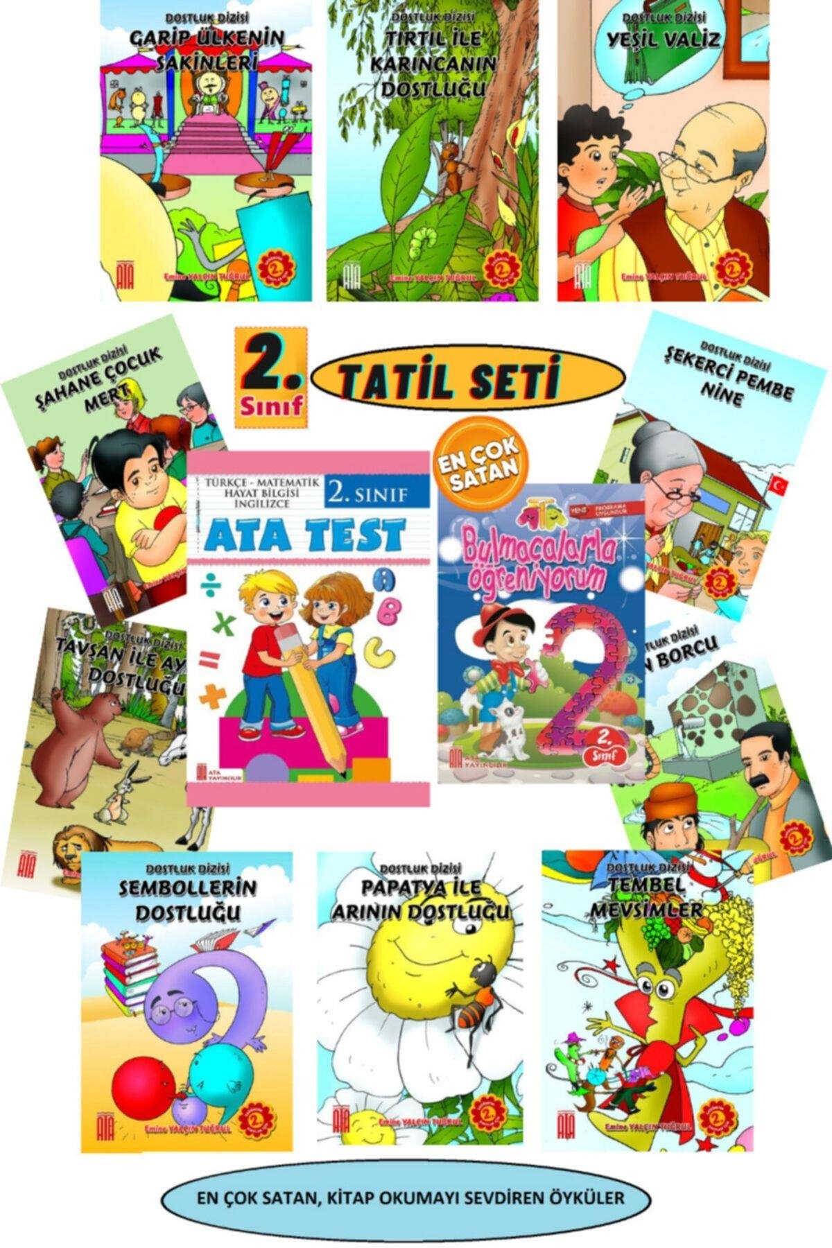 2. Sınıf Ata Test + Bulmacalarla Öğreniyorum + Dostluk Dizisi 10'lu Hikaye Ve Soru Kitapçığı