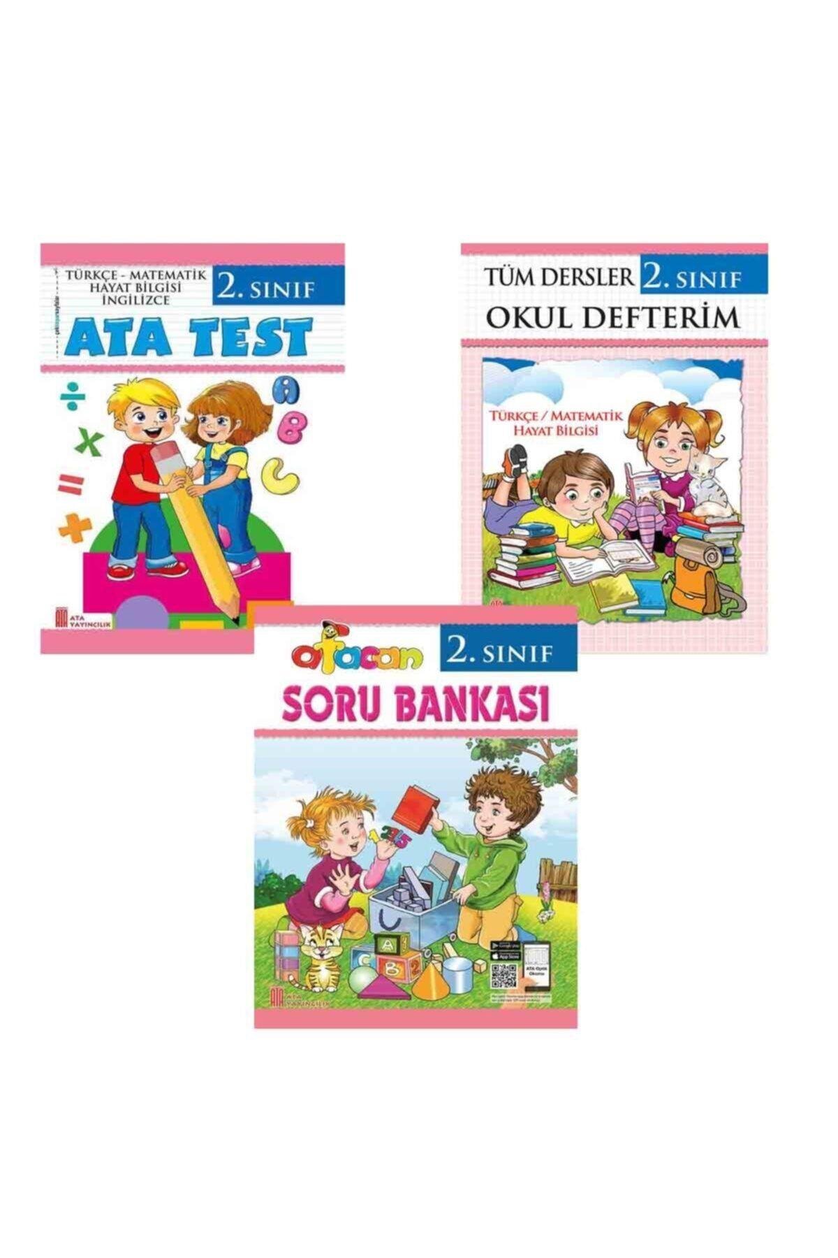2. Sınıf Afacan Soru Bankası+2. Sınıf Tüm Dersler Okul Defterim+2. Sınıf Ata Test (Çek Kopar) 3 Lü