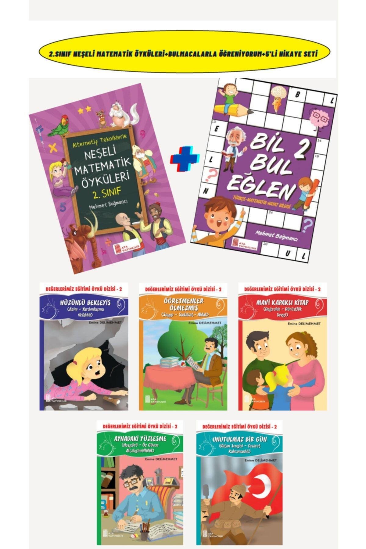 2. Sınıf Neşeli Matematik Öyküleri+bil Bul Eğlen+2.sınıfların Zevkle Okuyacağı 5'li Öykü Seti
