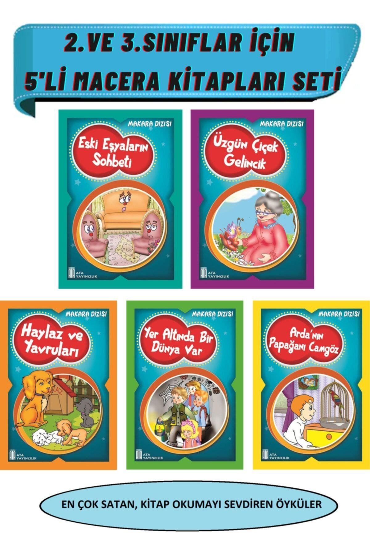 2.ve 3.sınıflar Için 5'li Renkli Macera Kitapları