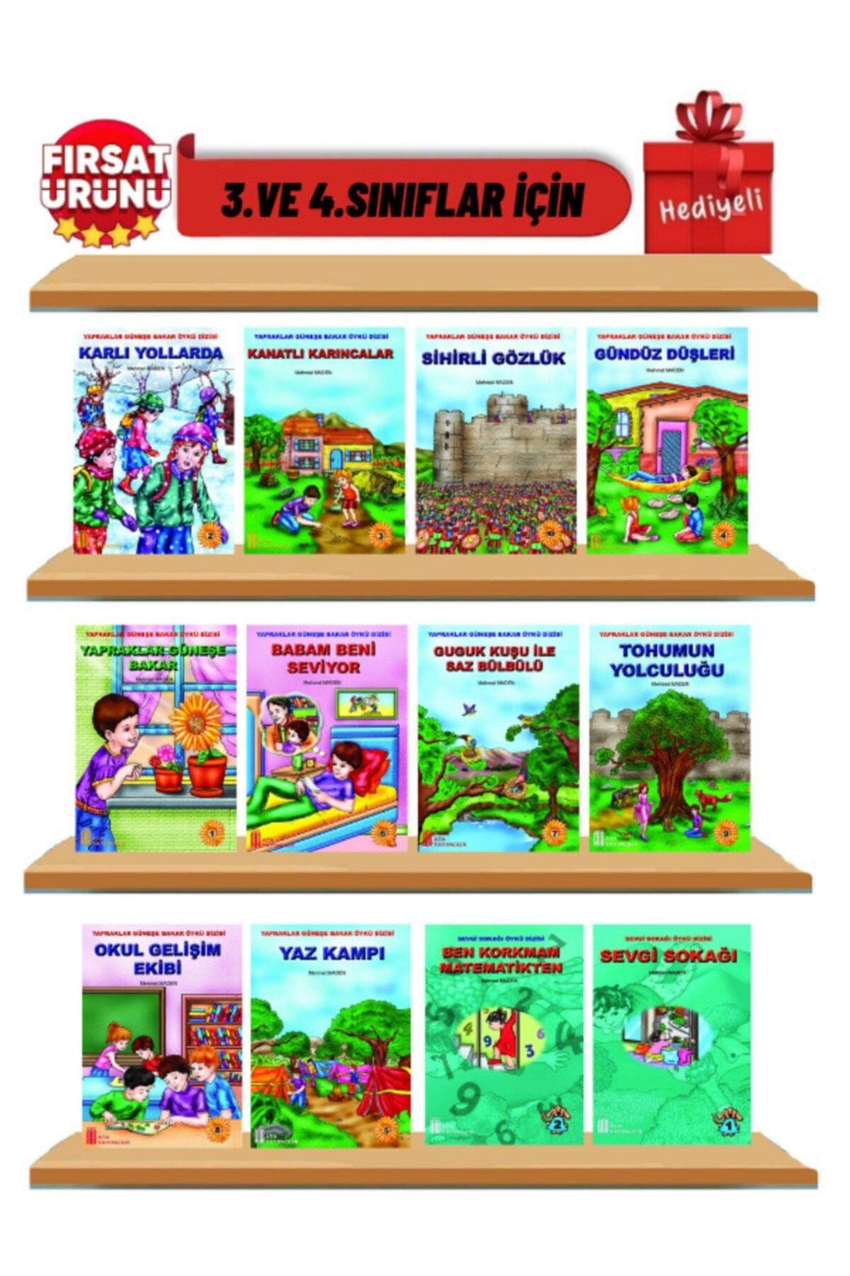 2.ve 3.sınıflar Için   Hikaye Seti (12 Kitap Kutulu Ve Hediyeli)