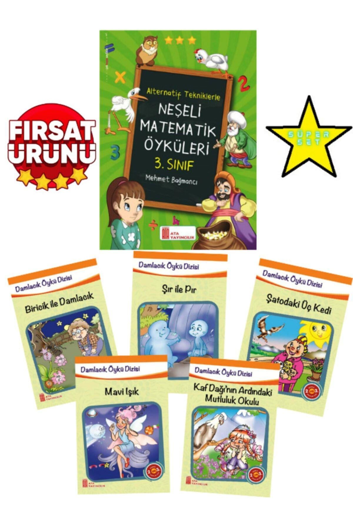 3.sınıf Neşeli Matematik Öyküleri+çocukların Zevkle Okuyacağı 5'li Kitap Seti
