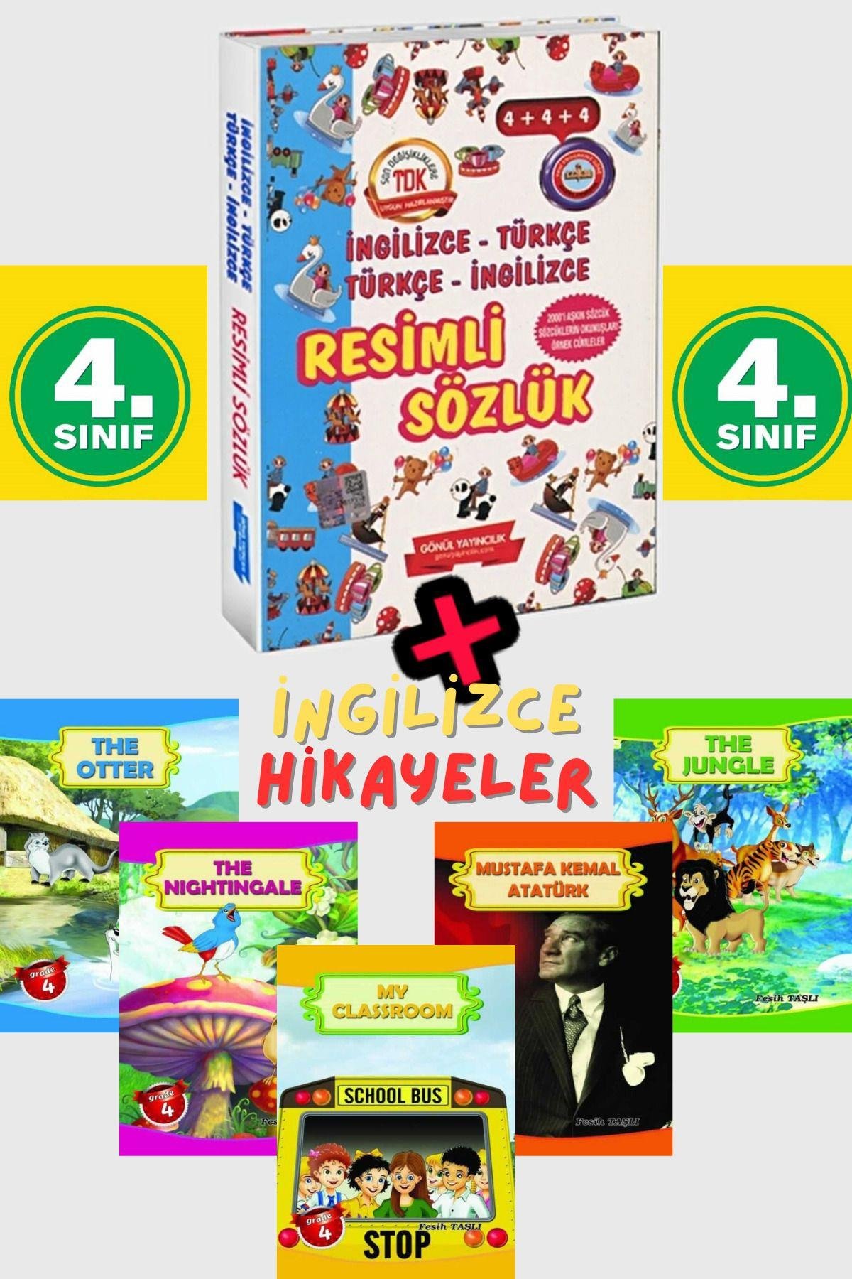 4.sınıf Öğrencilerinin Zevkle Okuyacağı Ingilizce Hikaye Kitabı Seti