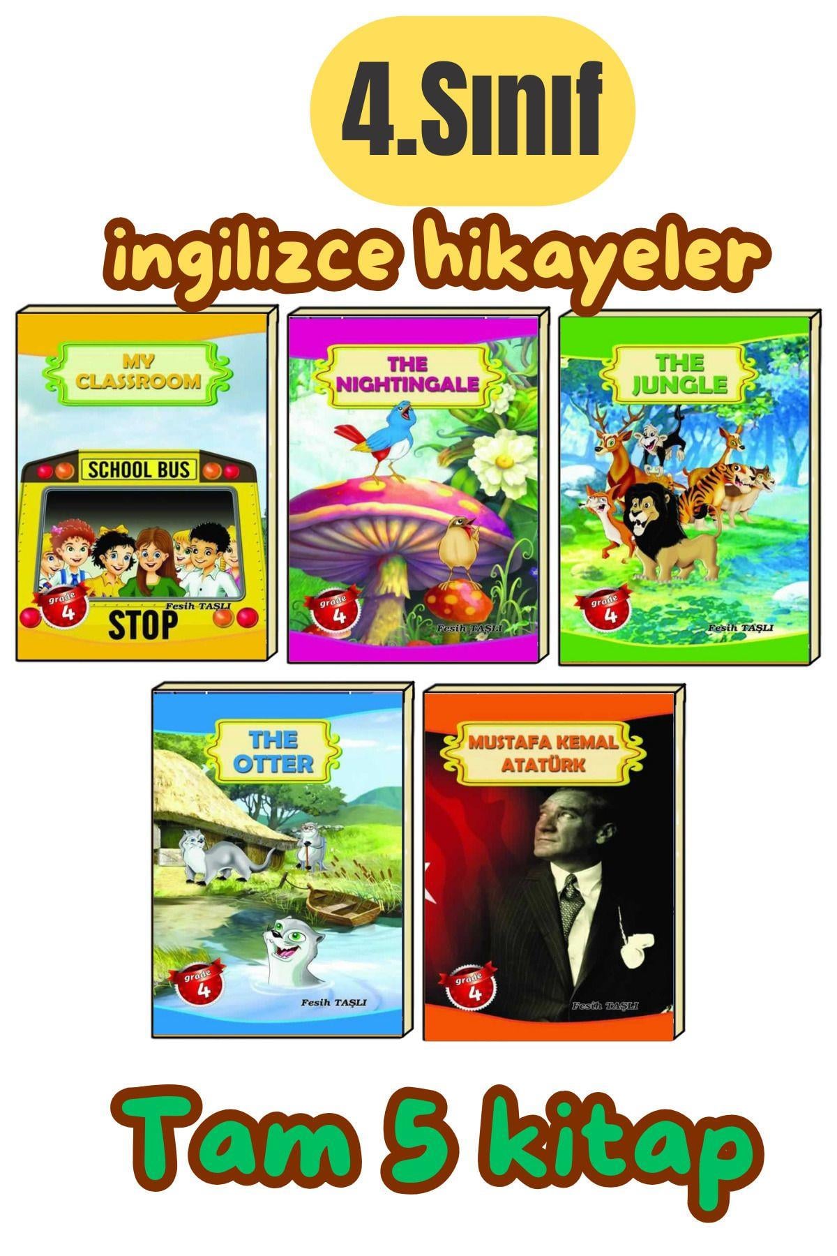 4.sınıf Öğrencilerinin Zevkle Okuyacağı Ingilizce 5'li Hikaye Kitabı Seti