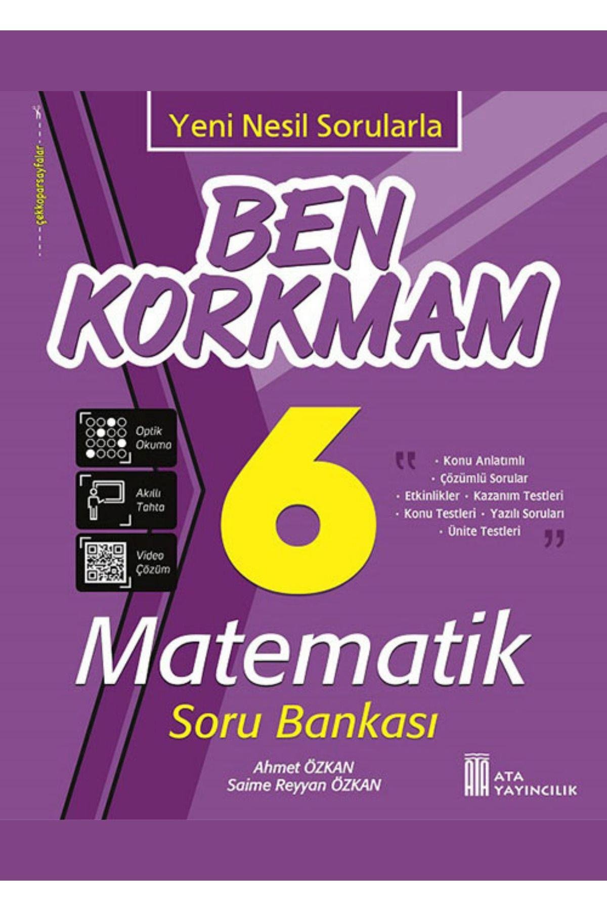 6. Sınıf Ben Korkmam Matematik Soru Bankası