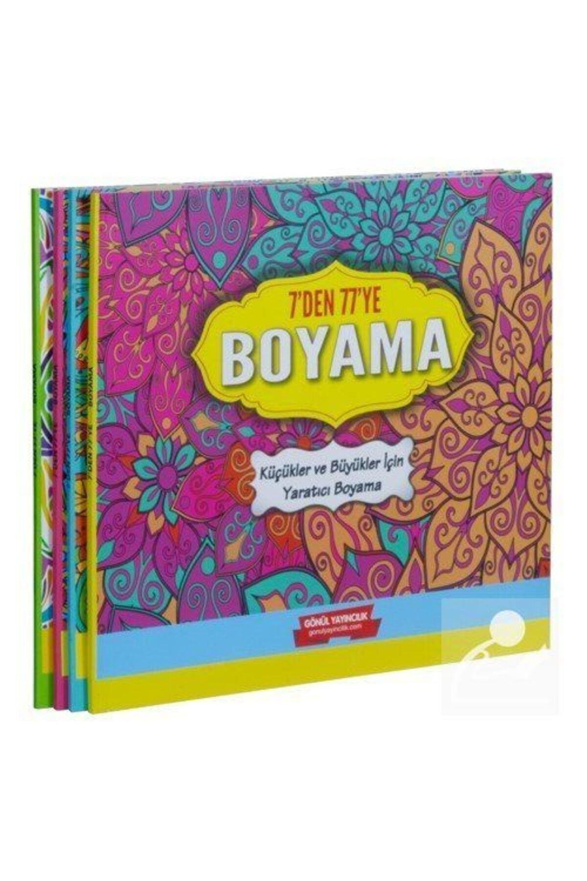 7'den 77'e Mandala Seti (4 KİTAP TAKIM) Küçükler Ve Büyükler Için Boyama