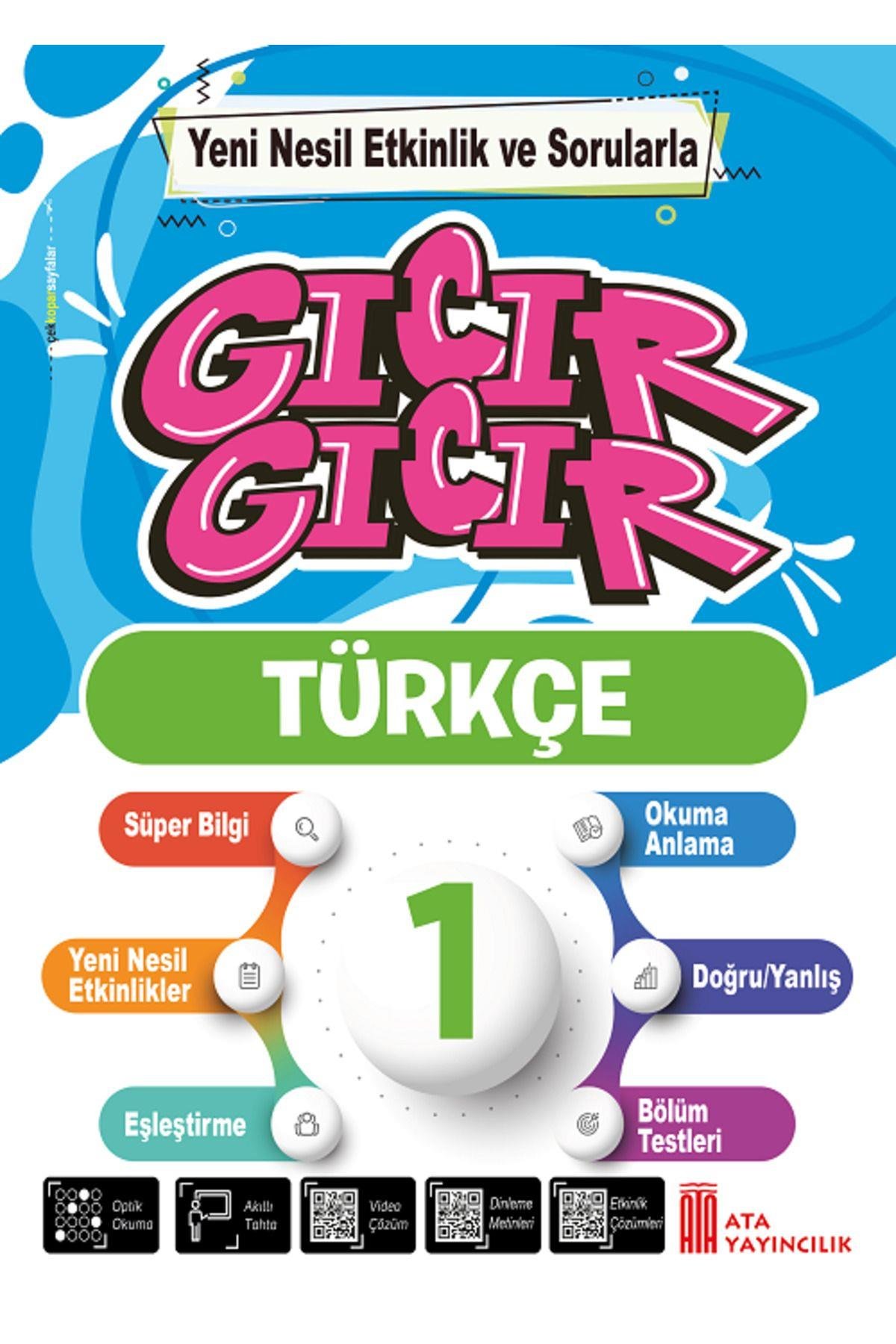 Ata 1.sınıf 2.dönem Gıcır Gıcır Türkçe Problemler Tüm Dersler Soru Bankası