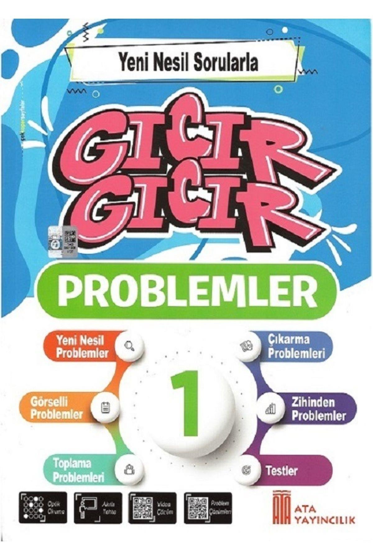 Ata 1.sınıf 2.dönem Gıcır Gıcır Türkçe Problemler Tüm Dersler Soru Bankası