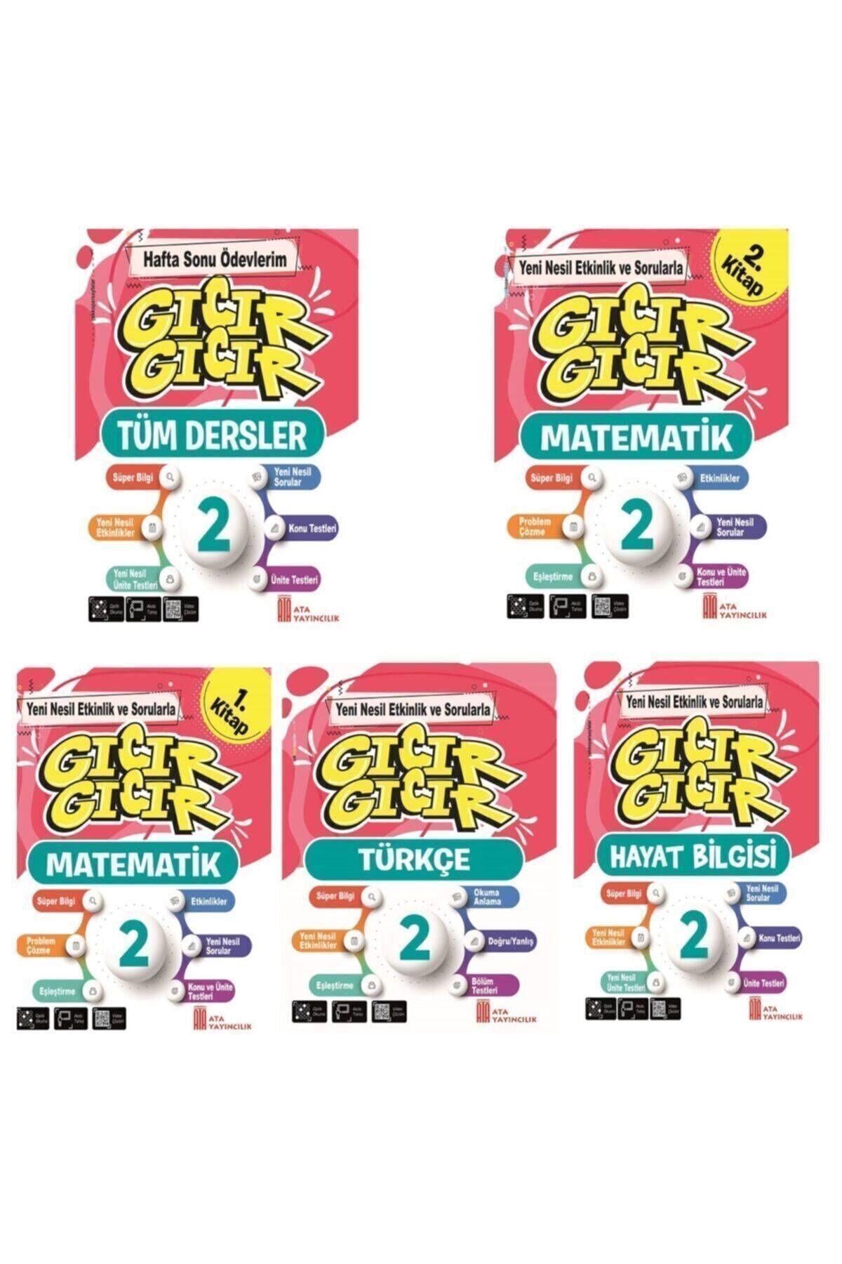 Ata 2.sınıf Gıcır Gıcır Çalışma Seti(5KİTAP) Yeni Nesil Set! [süper Ürün]