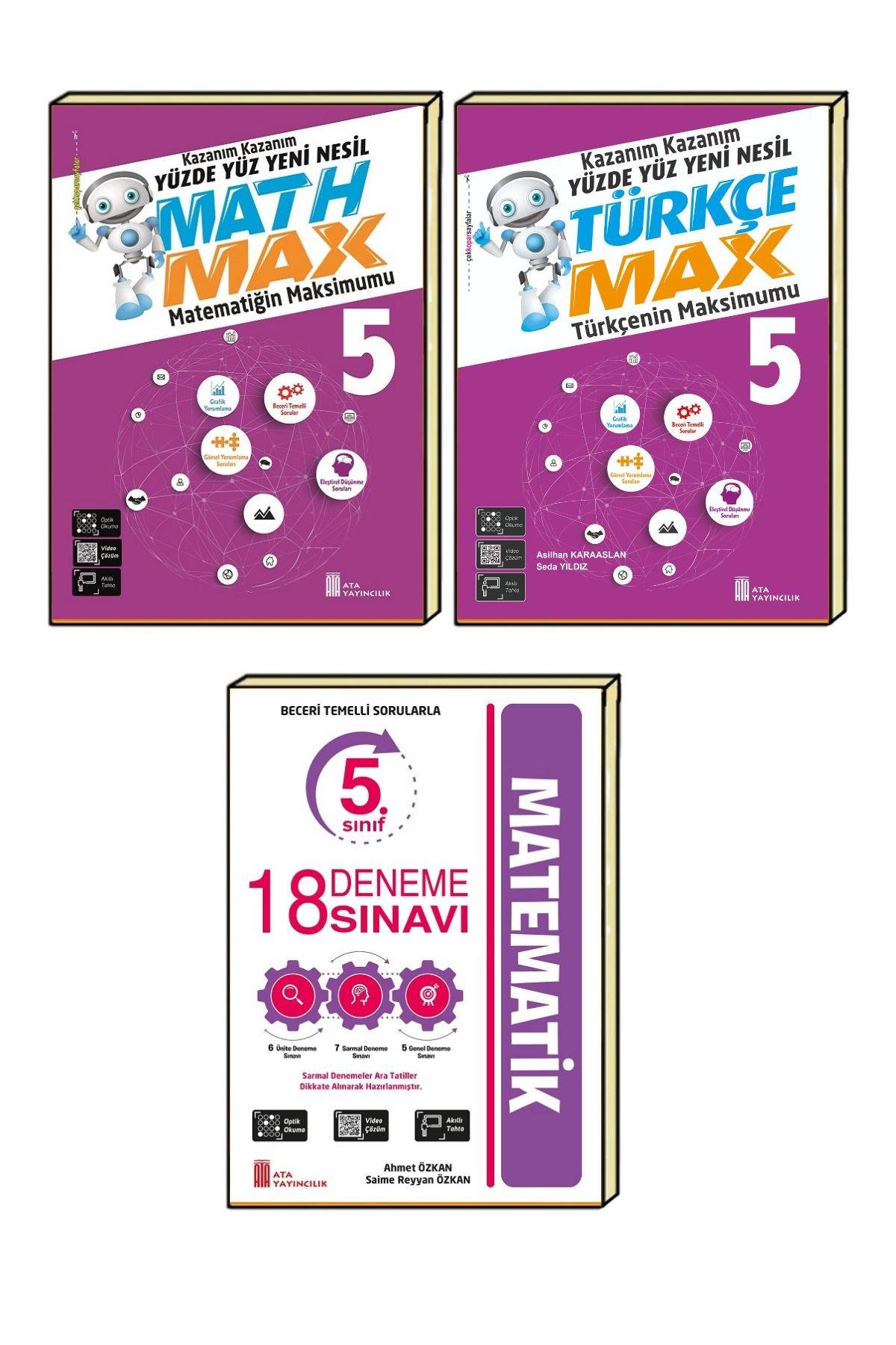 Ata 5.sınıf Yeni Nesil Türkçe-matematik-fen Bilimleri-sosyal Bilgiler Deneme Ve Soru Bankası Seti