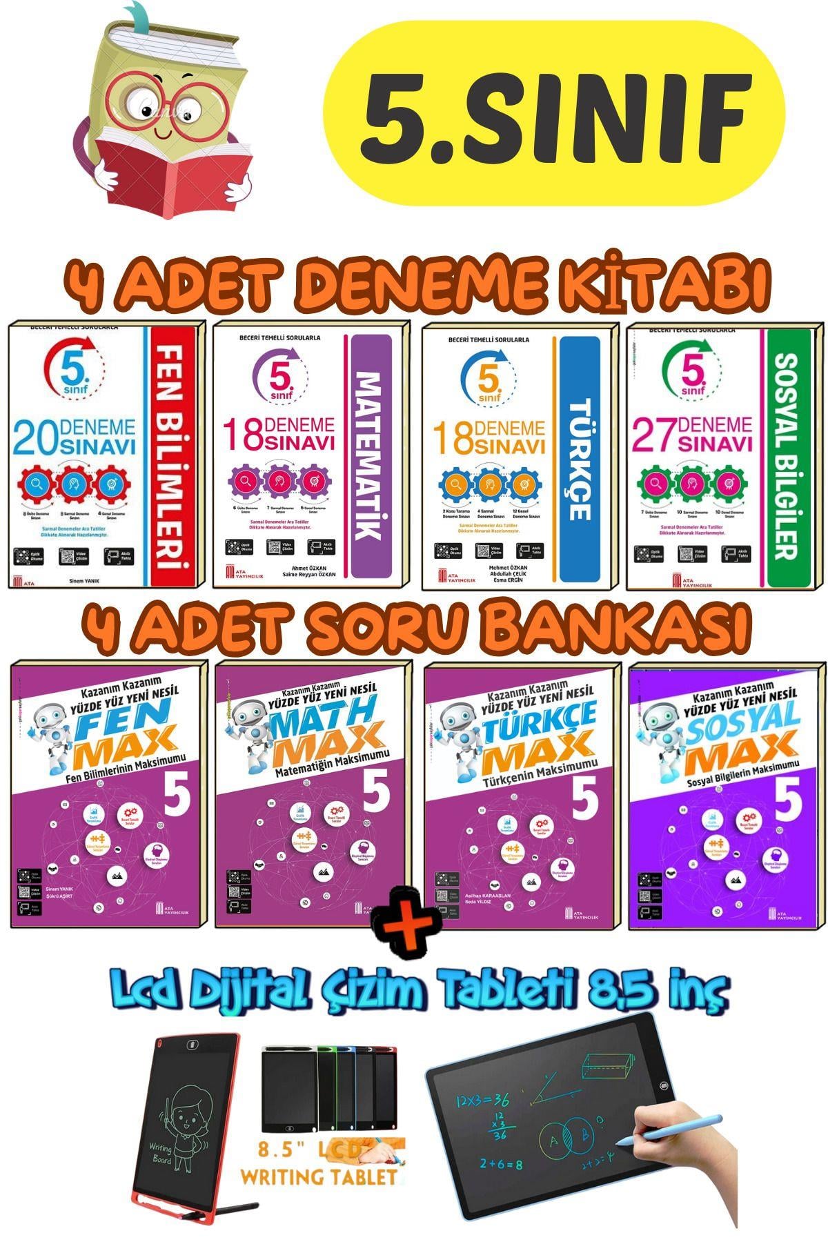 Ata 5.sınıf Yeni Nesil Türkçe-matematik-fen Bilimleri-sosyal Bilgiler Deneme Ve Soru Bankası Seti