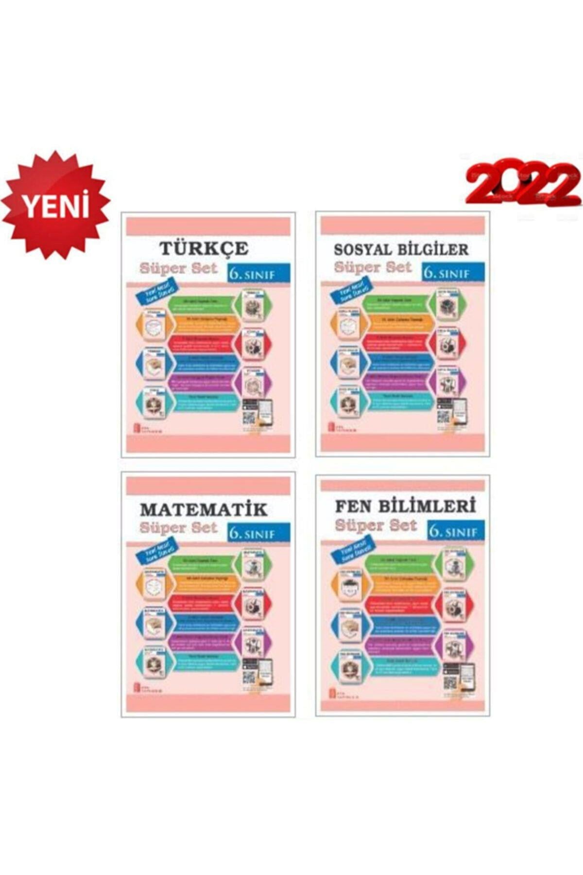 Ata 6. Sınıf Tüm Dersler Süper Seti 4 Kitap