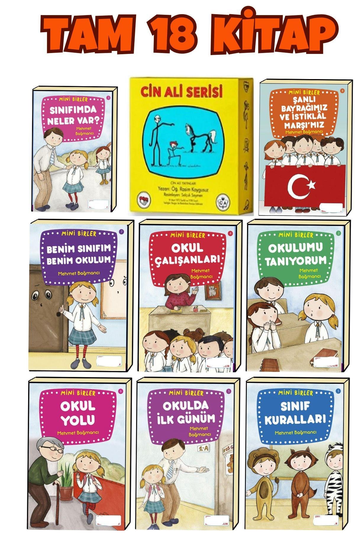 Cin Ali Hikaye Seti 10 Kitap+ 1.sınıflar Için Okumayı Sevdiren Hızlandıran Set
