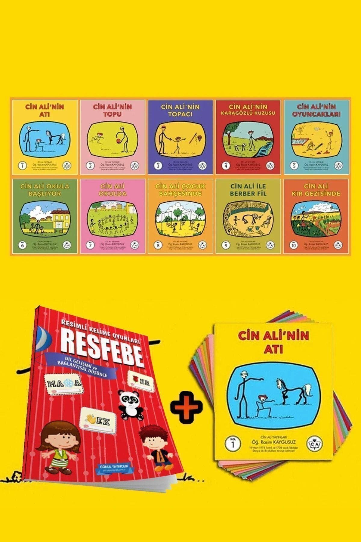 Cin Ali Kitap Seti 10 Kitap Takım | Cin Ali Serisi Rasim Kaygusuz