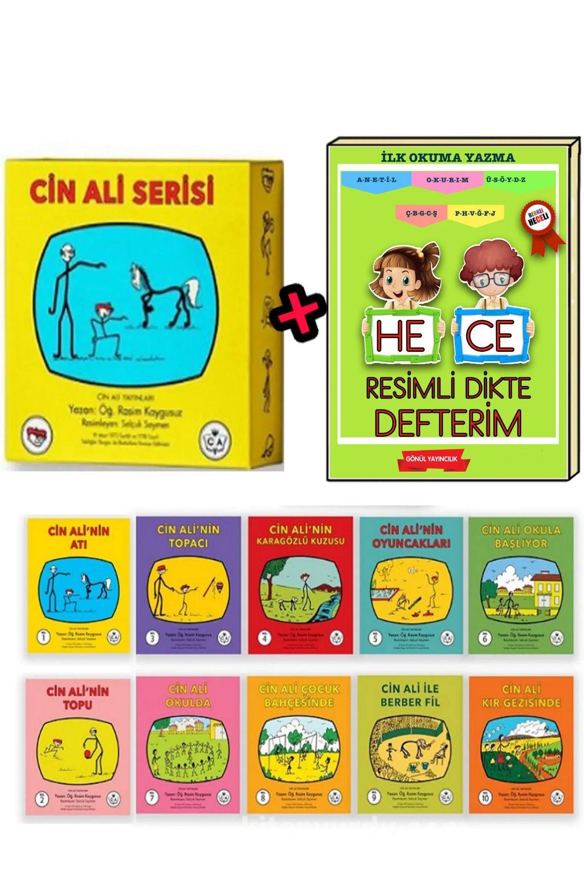 Cin Ali Yayınları Cin Ali Kitap Seti 10 Kitap Takım Rasim Kaygusuz