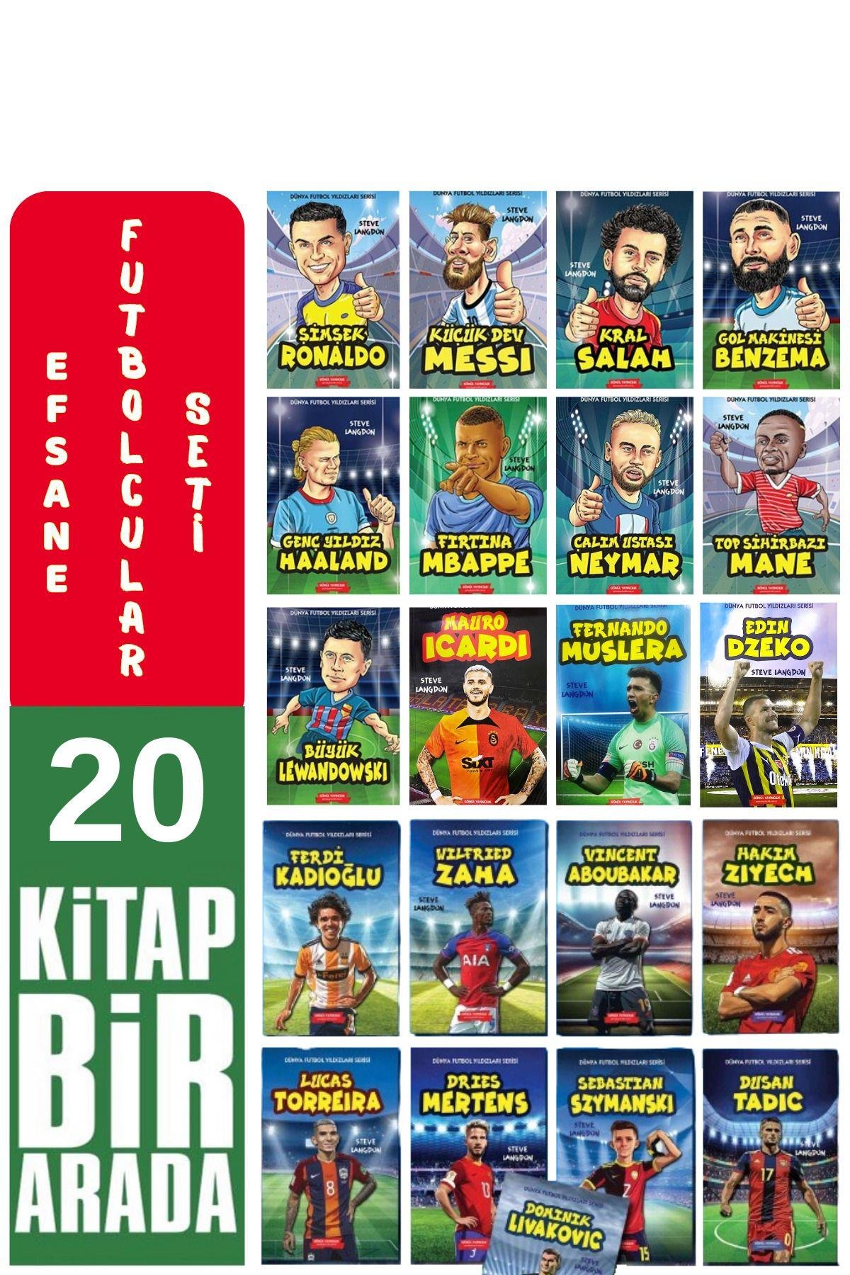 EFSANE FUTBOLCULAR SETİ 20 SÜPER KİTAP SON BASKI