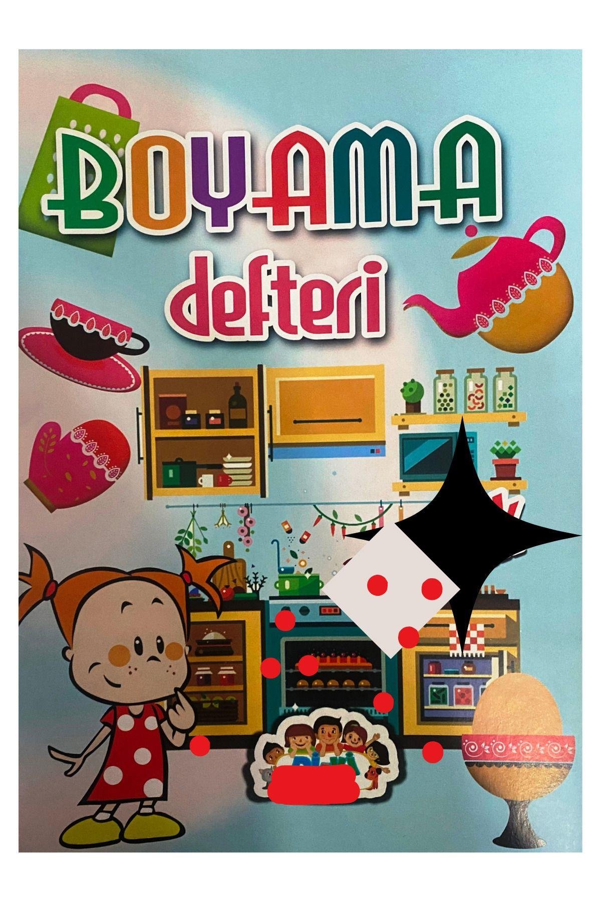 Eğitici Öğretici Boyama Defteri - Ince Boyama 1 Kitap