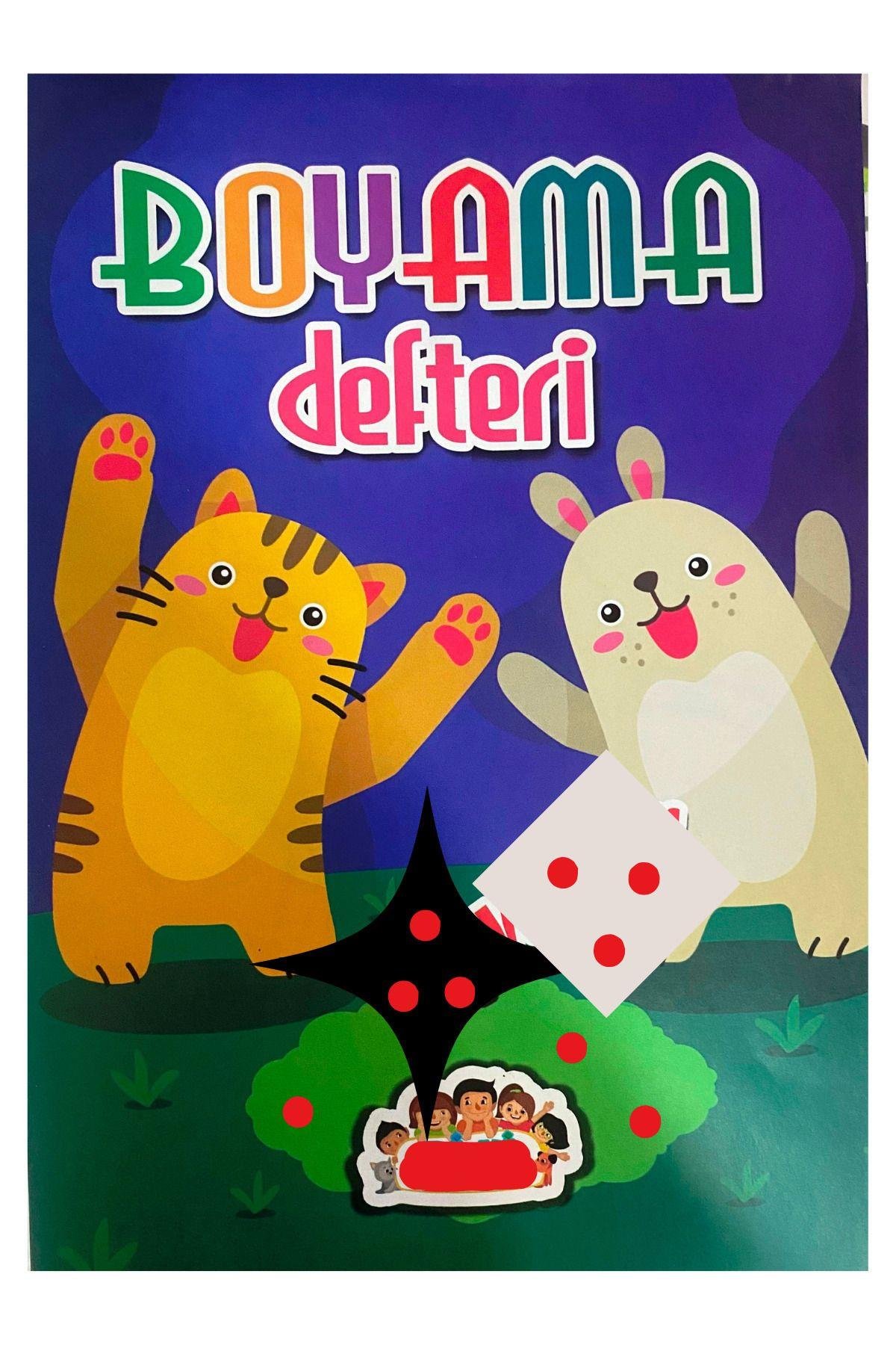 Eğitici Öğretici Boyama Defteri - Ince Boyama 1 Kitap