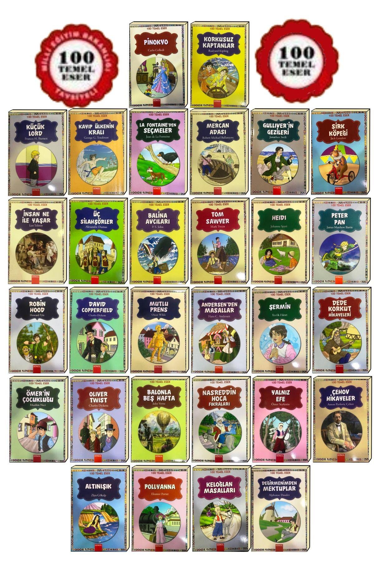 Gönül Ilk Ve Ortaokul 100 Temel Eser Set 30 Kitap