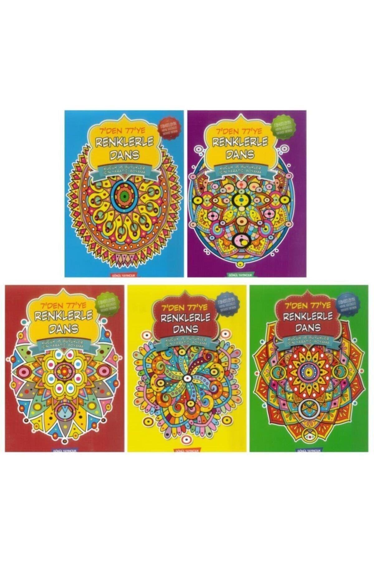 Gönül Küçükler ve Büyükler İçin Yaratıcı Mandala Boyama 5 Kitap