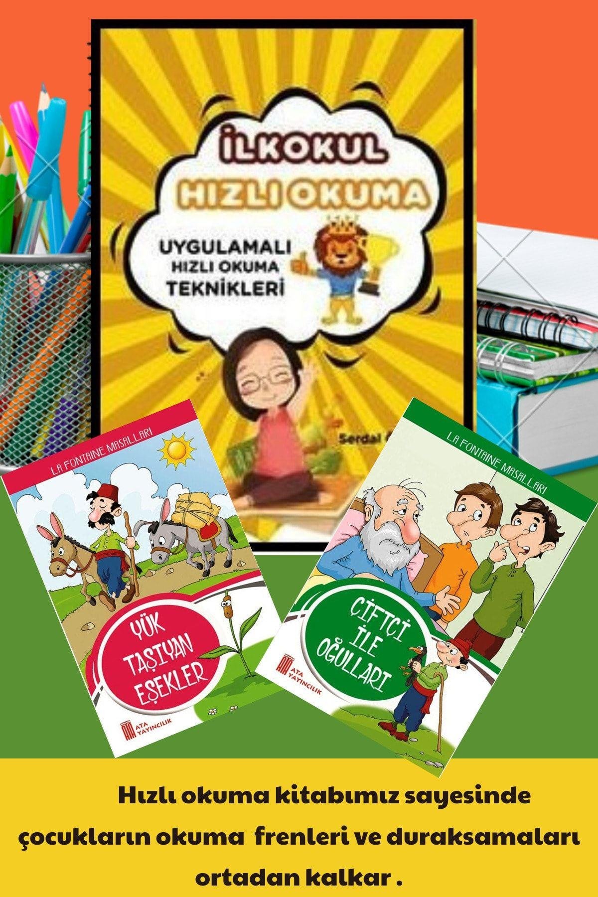 Hızlı Okuma (uygulamalı Hızlı Okuma Teknikleri)+2 Adet Eğitici Renkli Hikaye Kitabı