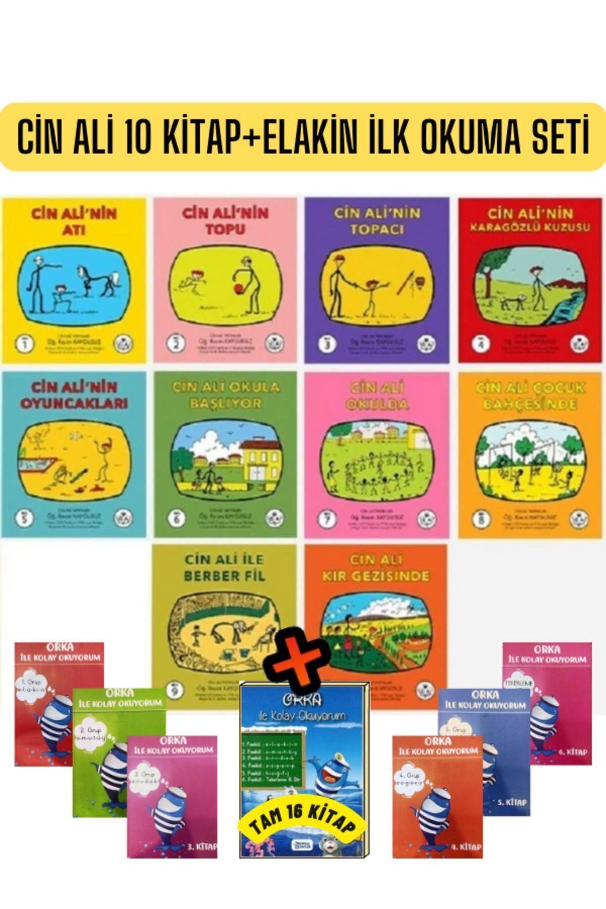İn Ali Kitap Seti (10 KİTAP TAKIM)ve Elakin Ilk Okuma Yazma Seti