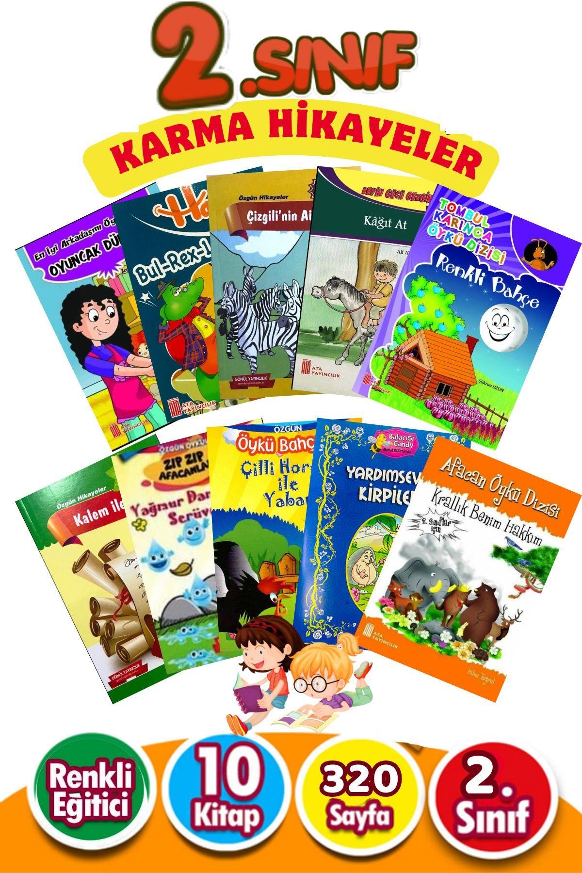 Karma Hikaye Seti  10 Kitap 2. Sınıflar için