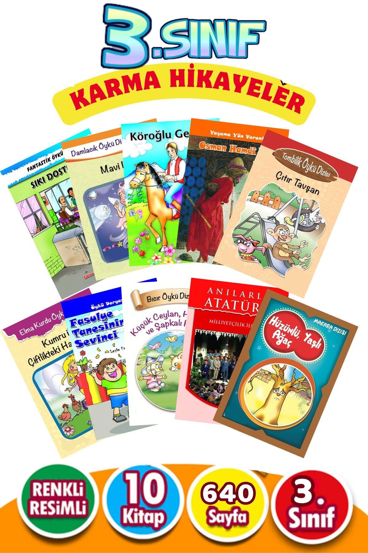 Karma Hikaye Seti  10 Kitap 3. Sınıflar için
